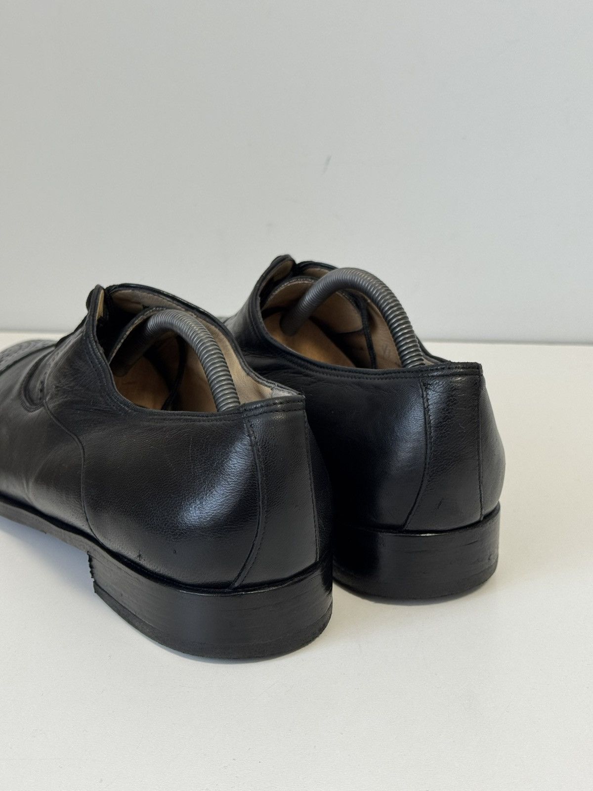 Bally Bally Orlando Men’s Black Leather Brogue Shoes Luxury Shoes Size US 11.5 / EU 44-45 - 7 Thumbnail
