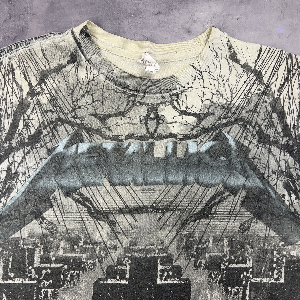 Band Tees Rare! Metallica Vintage Overprint Tee 00s Size US L / EU 52-54 / 3 - 4 Thumbnail