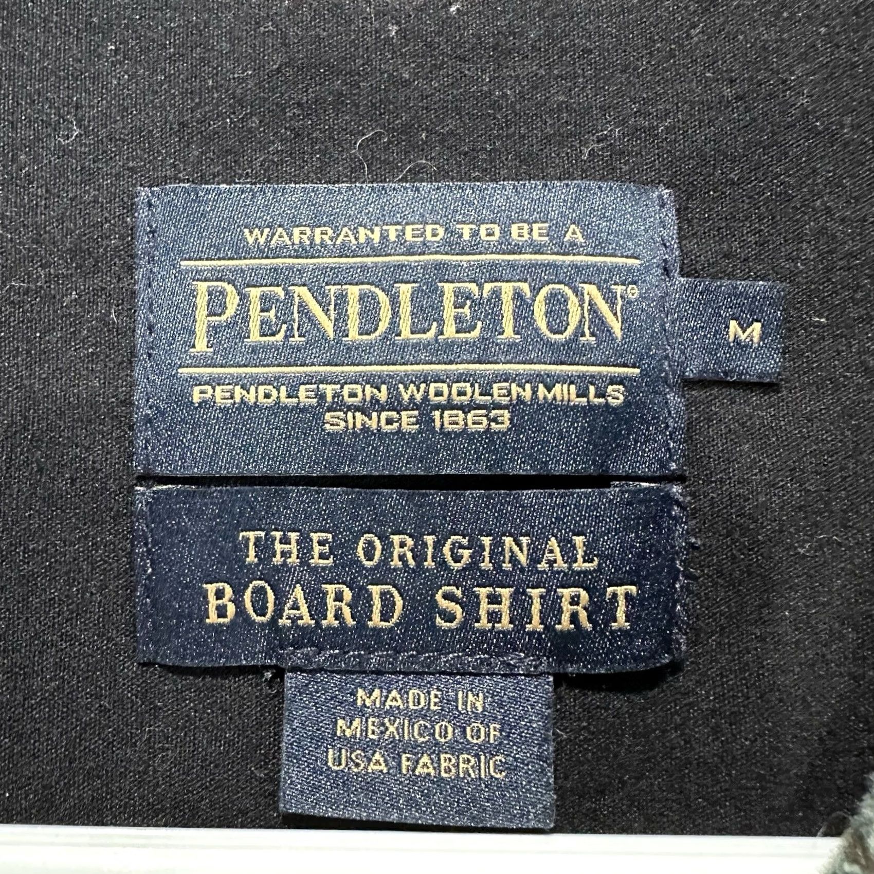 Pendleton Pendleton Board Shirt Mens M Brown Green Plaid Wool Loop Collar The Original EUC Size US M / EU 48-50 / 2 - 7 Thumbnail