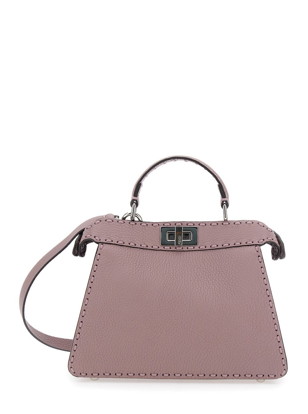 Fendi 'Peekaboo ISeeU Small' Pink Handbag with Shoulder Strap in Leather Woman Size ONE SIZE - 1 Thumbnail
