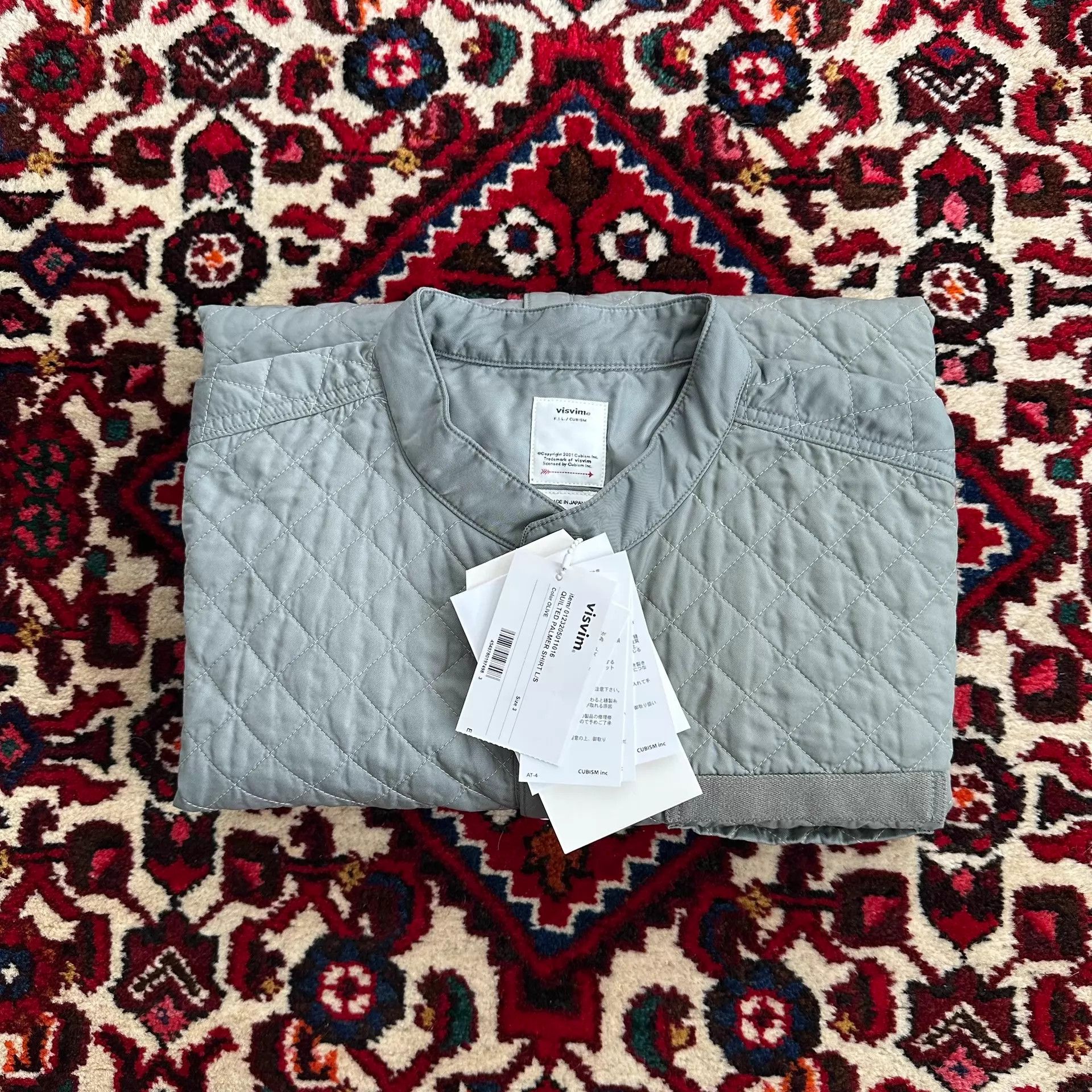 Visvim VISVIM 23AW QUILTED PLAMER SHIRT 3 Mud ict w/tags Size US L / EU 52-54 / 3 - 9 Thumbnail