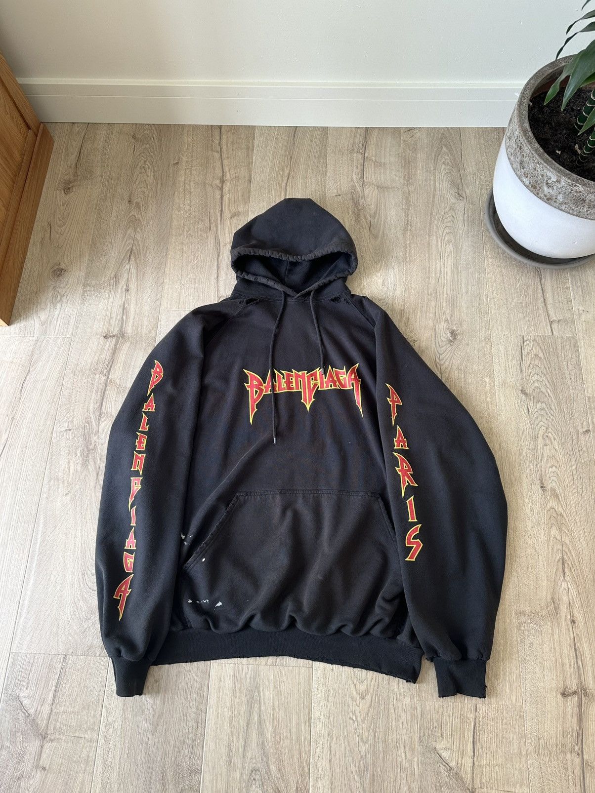Balenciaga Balenciaga metal hoodie Size US M / EU 48-50 / 2 - 1 Thumbnail