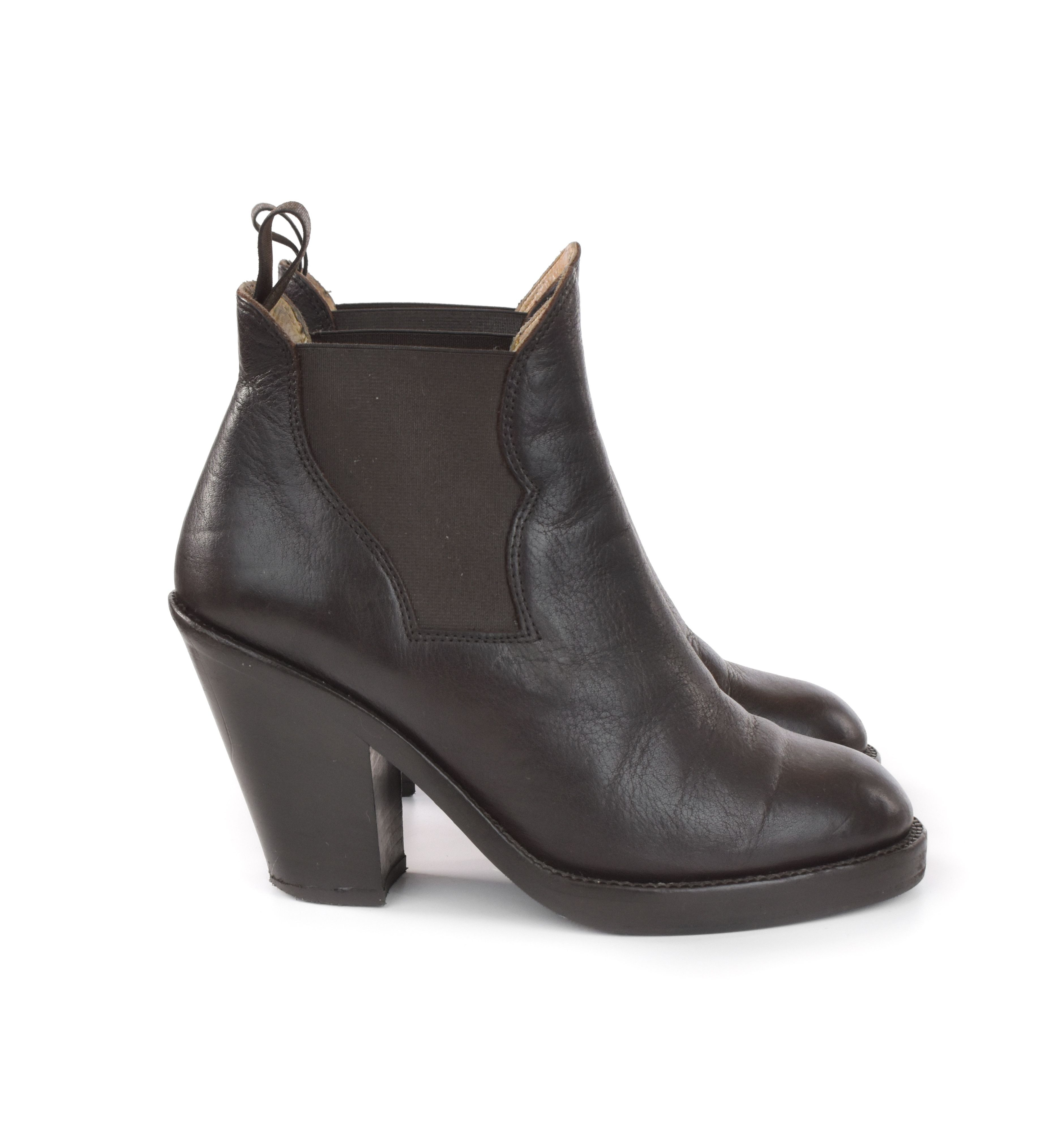 Acne Studios ACNE STUDIOS High Heel Chelsea Ankle Boots Leather Shoes Size US 7 / IT 37 - 6 Thumbnail