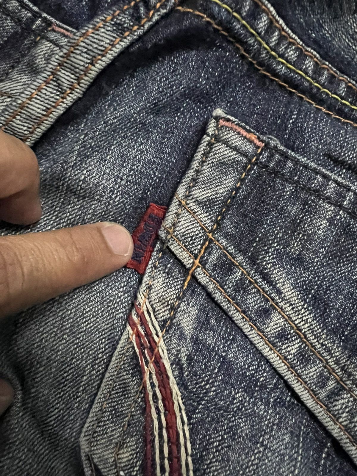 Edwin 💥Flare💥Edwin 503 Blue Trip Mud Wash Jean Size US 33 - 20 Thumbnail