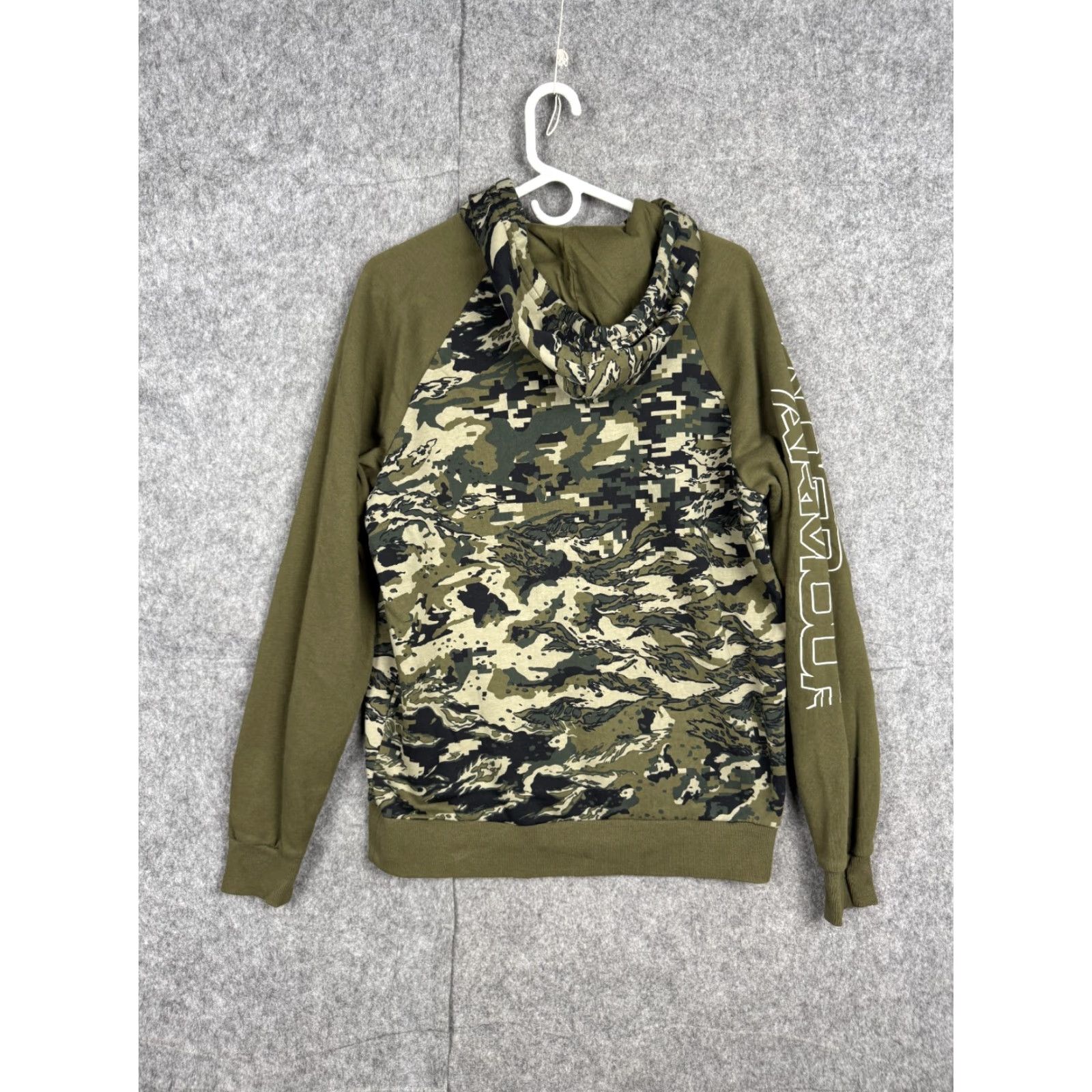 Under Armour Under Armour Hoodie Mens Medium Pullover Long Sleeve Hooded Hunting Camouflage Multicolor Fleece Logo Sweatshirt Size US M / EU 48-50 / 2 - 3 Thumbnail