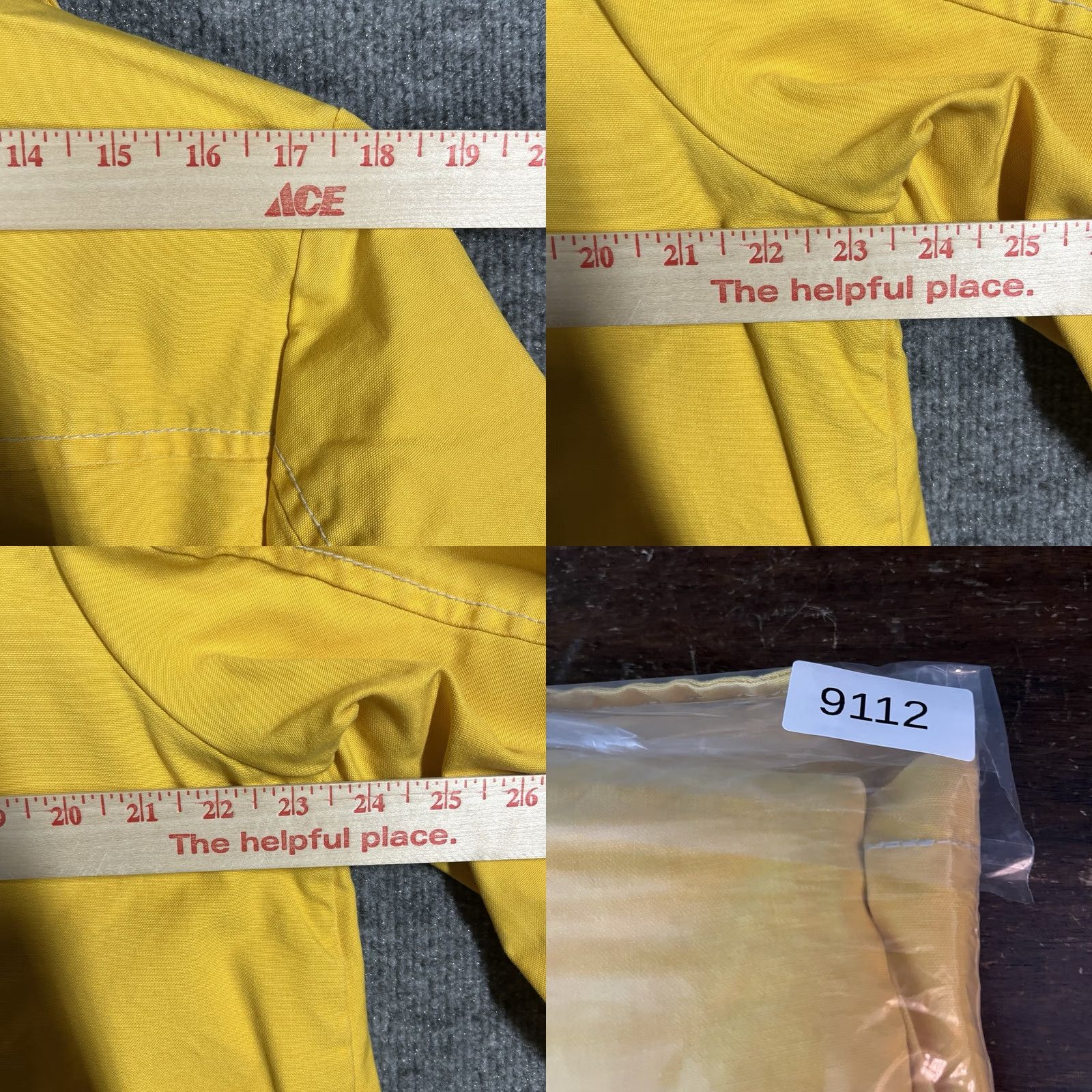 Gap VINTAGE Gap Yellow Peacoat Womens XL Jacket Cotton Double Breasted Size XL / US 12-14 / IT 48-50 - 10 Thumbnail