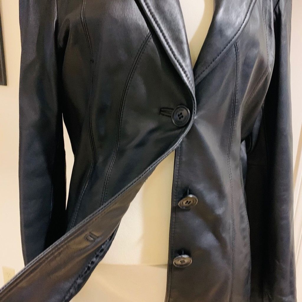 Calvin Klein - Calvin Klein Genuine Leather Black Size S Size S / US 4 / IT 40 - 3 Thumbnail