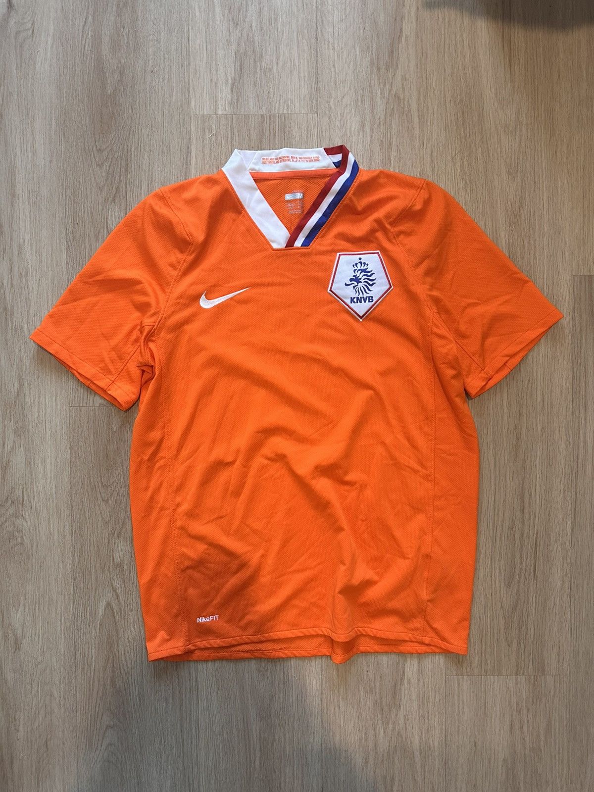 Nike 2008/2010 Nike Netherlands Vintage Soccer Jersey Size US M / EU 48-50 / 2 - 1 Thumbnail