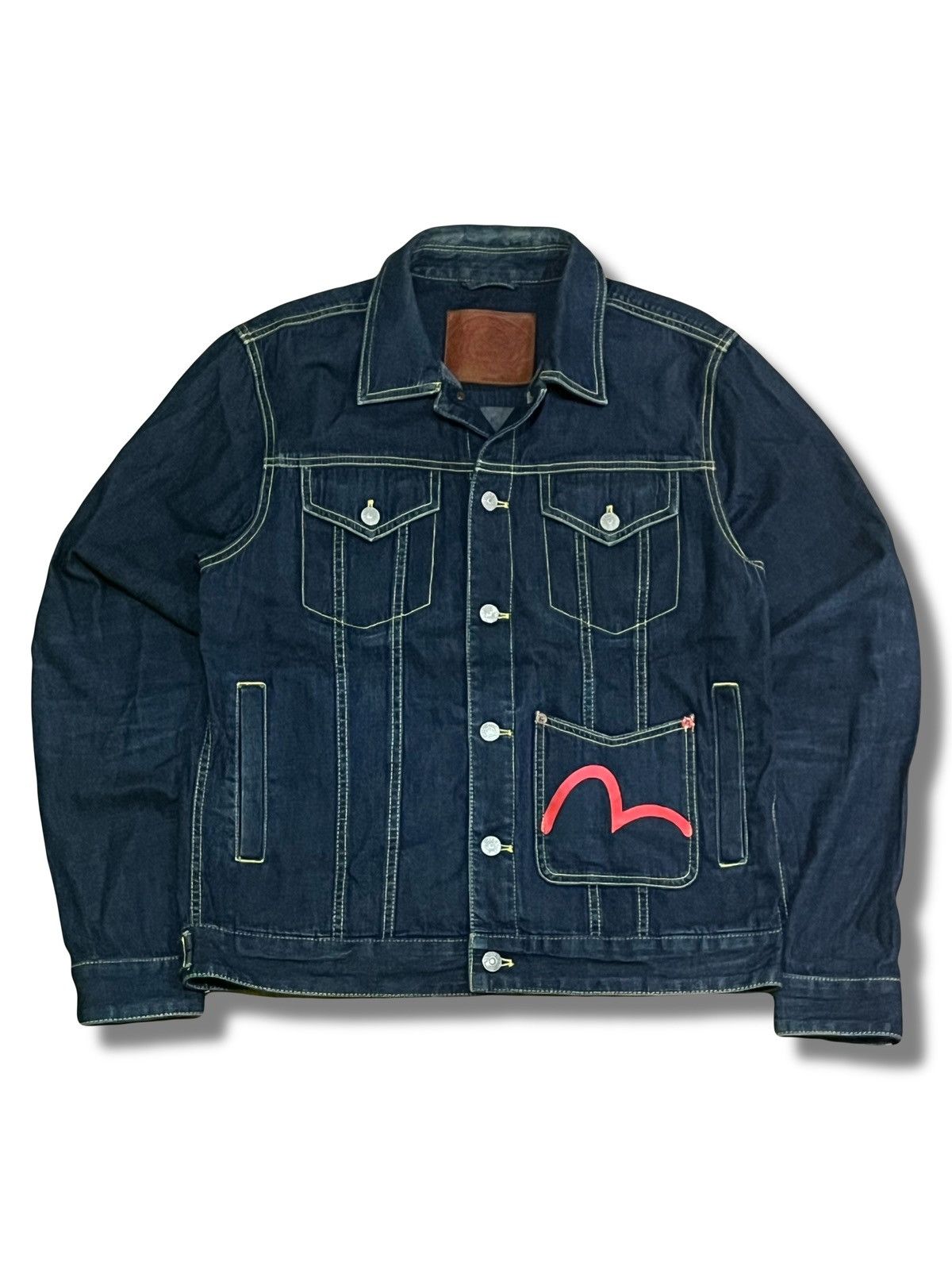 Vintage Evisu Denim Jacket Japan Fabric Japanese Denim 90's