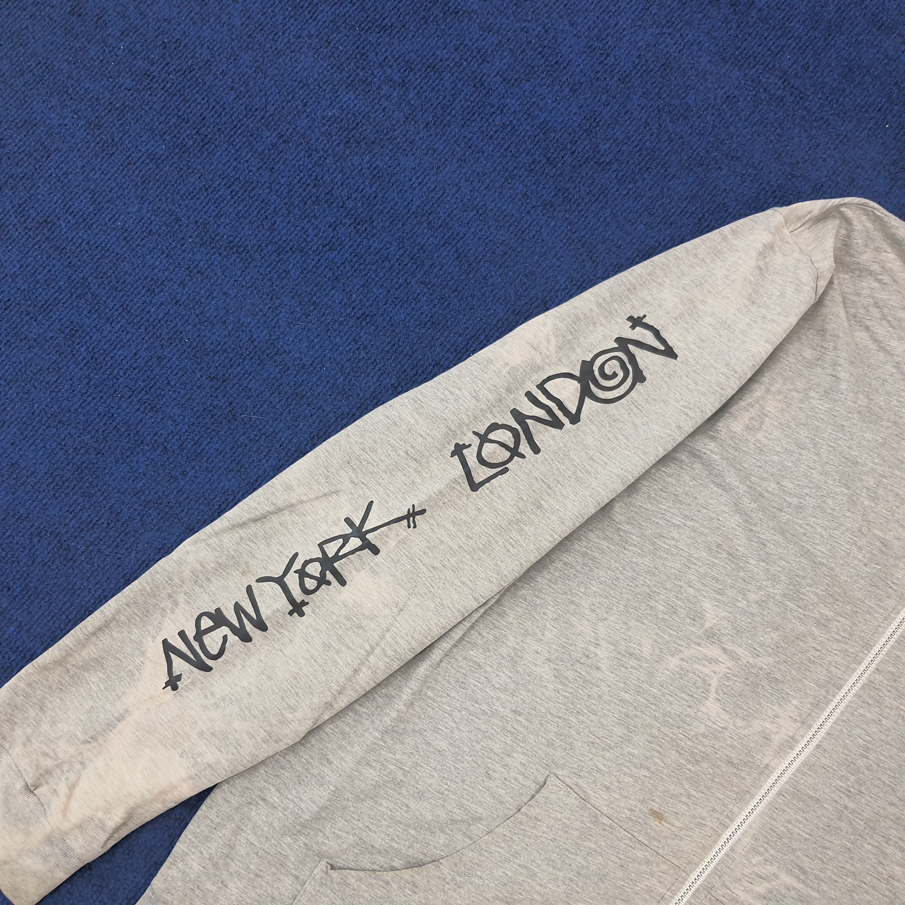Stussy × Vintage Vintage Stussy Authentic Signature Logo Zipper Hoodie Size US M / EU 48-50 / 2 - 5 Thumbnail