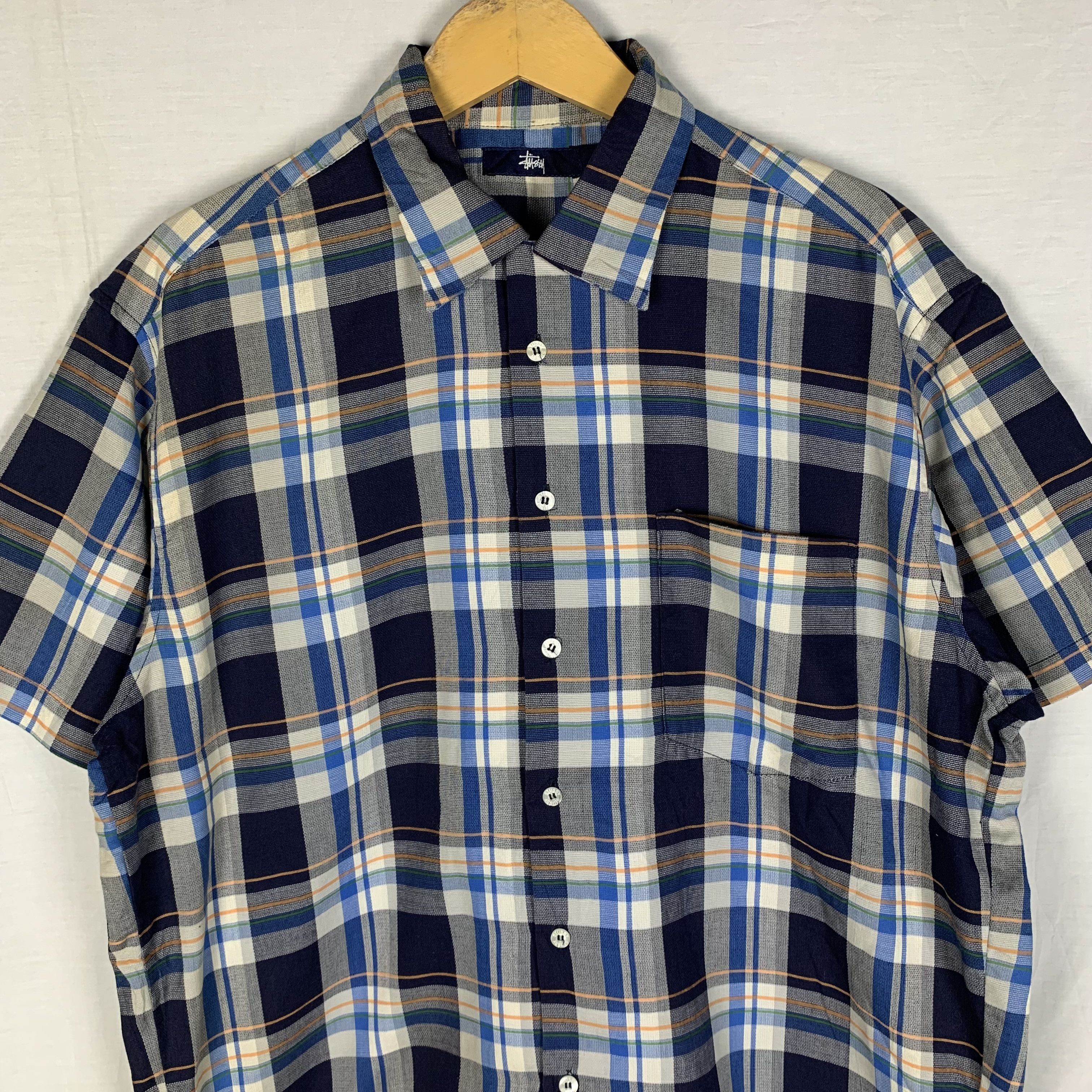 Stussy Stussy Plaid Button Up Shirt Size US M / EU 48-50 / 2 - 2 Thumbnail
