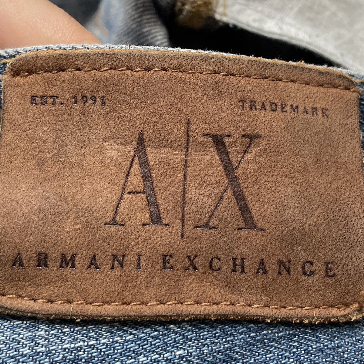 Armani Exchange Vintage Brand Armani Exchange Jeans 2000s Size US 33 - 9 Thumbnail