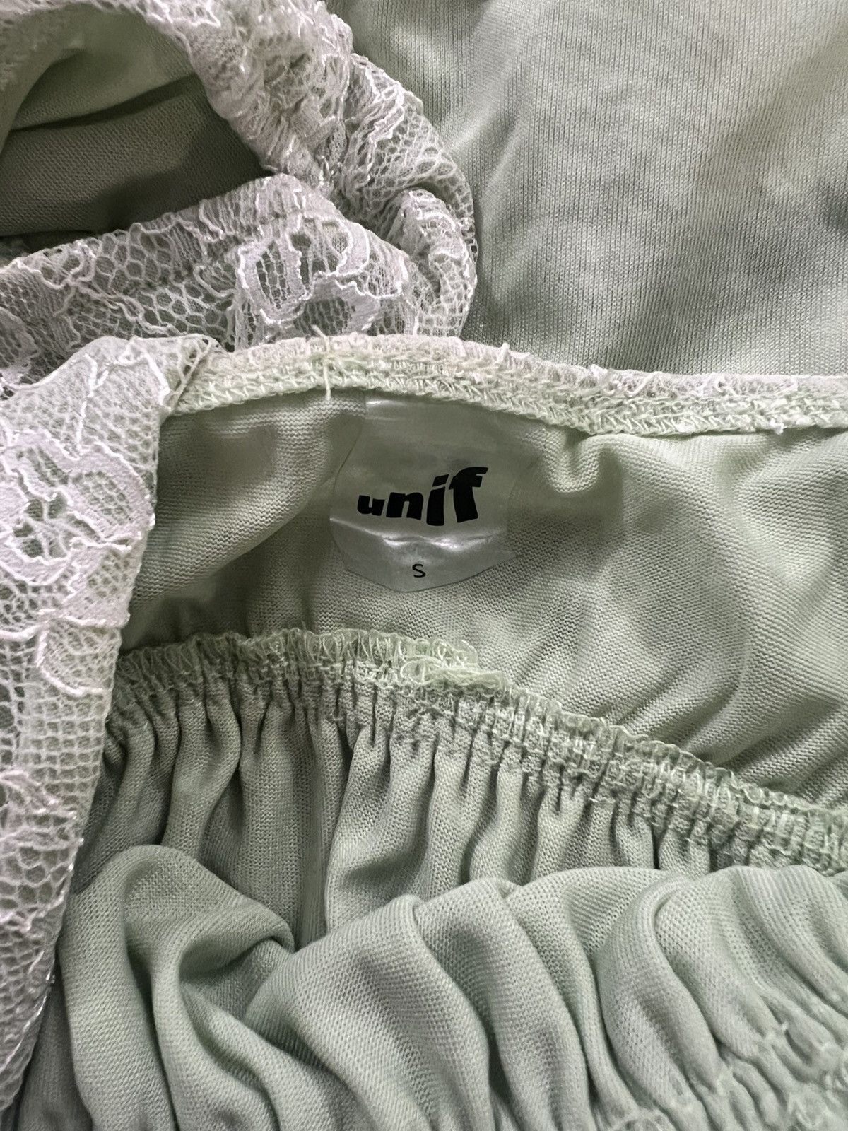 UNIF Light Green Unif Sprite Dress Small Size S / US 4 / IT 40 - 3 Thumbnail