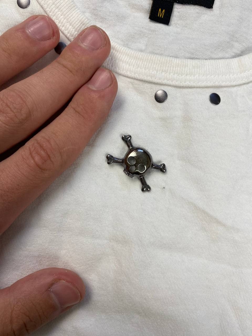 Designer × Vivienne Westwood Vivienne Westwood Anglomania Round Neck Riveted Studs Tee Size M / US 6-8 / IT 42-44 - 10 Thumbnail