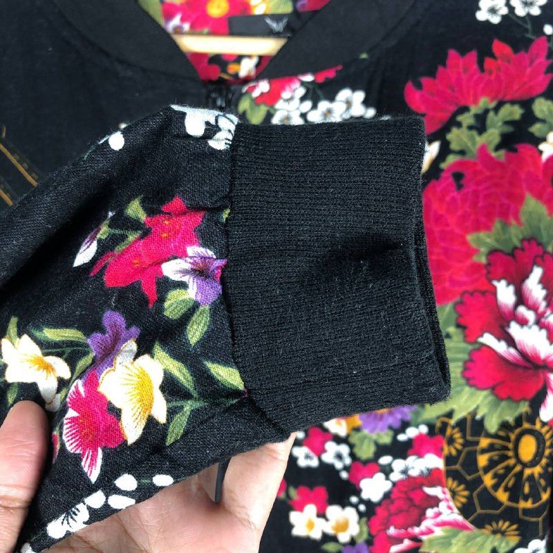 Japanese Brand × Vintage Vintage Mymstorm Floral Zipper Jacket Size M / US 6-8 / IT 42-44 - 9 Thumbnail