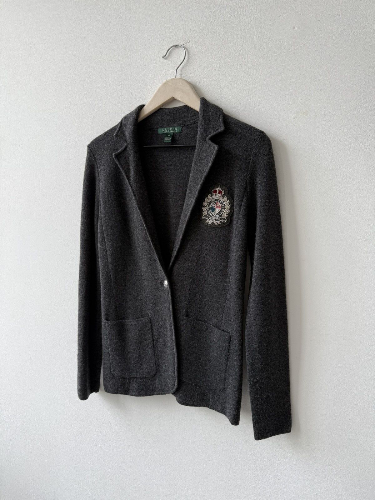 Polo Ralph Lauren Polo Ralph Lauren Gray Wool Women Cardigan Size XS / US 0-2 / IT 36-38 - 2 Thumbnail