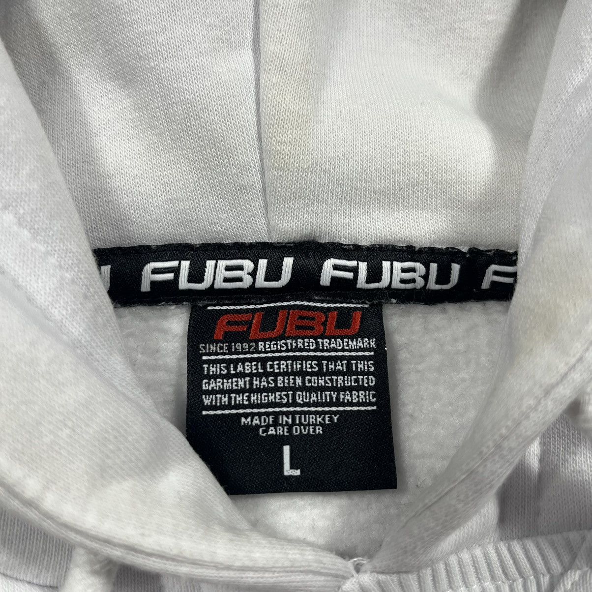 Fubu VINTAGE Y2K FUBU JNCO STYLE HOODIE SWEATSHIRT BIG LOGO Size US L / EU 52-54 / 3 - 9 Thumbnail