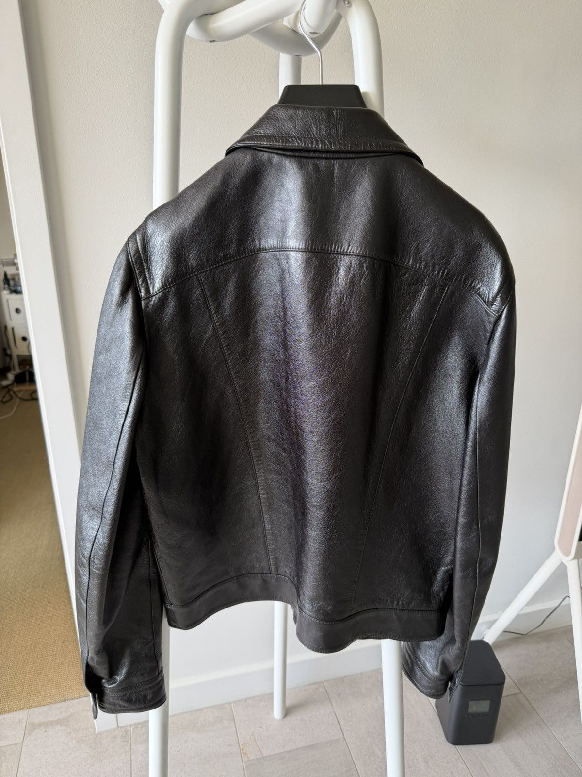 Celine Celine Leather Jacket Blouson Size US L / EU 52-54 / 3 - 2 Thumbnail