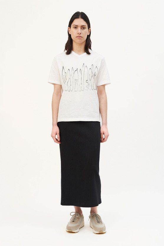 Our Legacy Our Legacy Ribbed Anthracite Midi Skirt - 48 Size US 32 / EU 48 - 6 Thumbnail