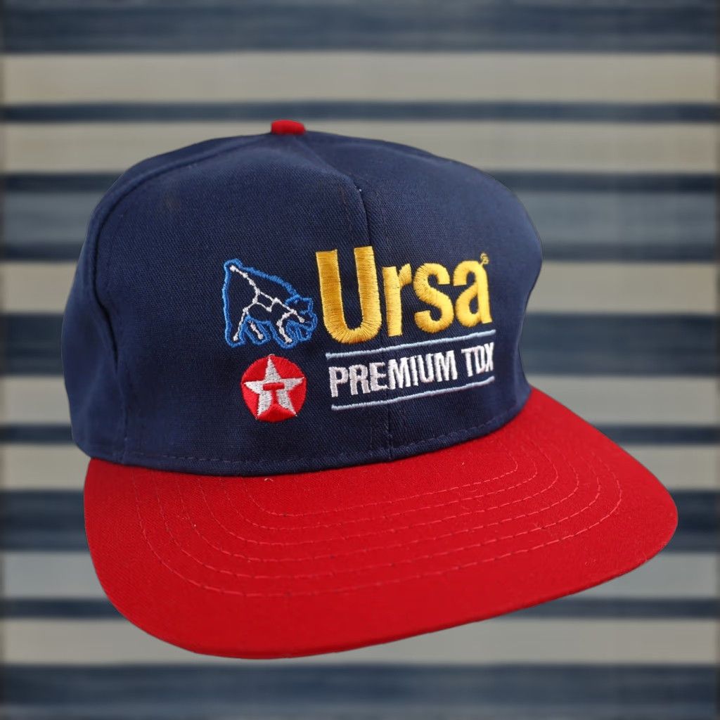 Vintage VINTAGE Texaco Trucker Hat Blue OS Men Ursa Oil Constellation Pig Swingster model Size ONE SIZE - 1 Thumbnail