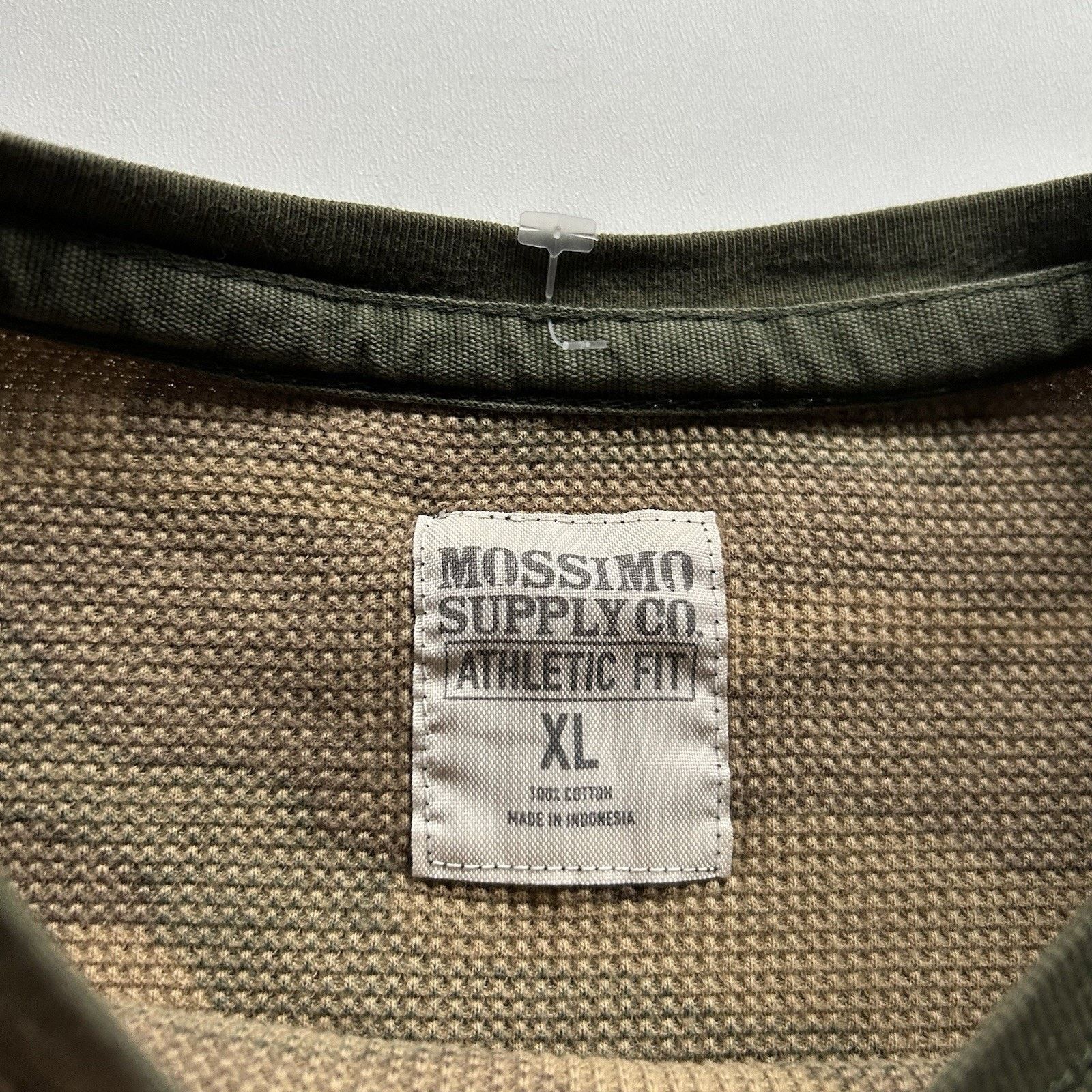 Mossimo Vintage Woodland Camo Waffle Thermal Long Sleeve Shirt XL Size US XL / EU 56 / 4 - 4 Thumbnail