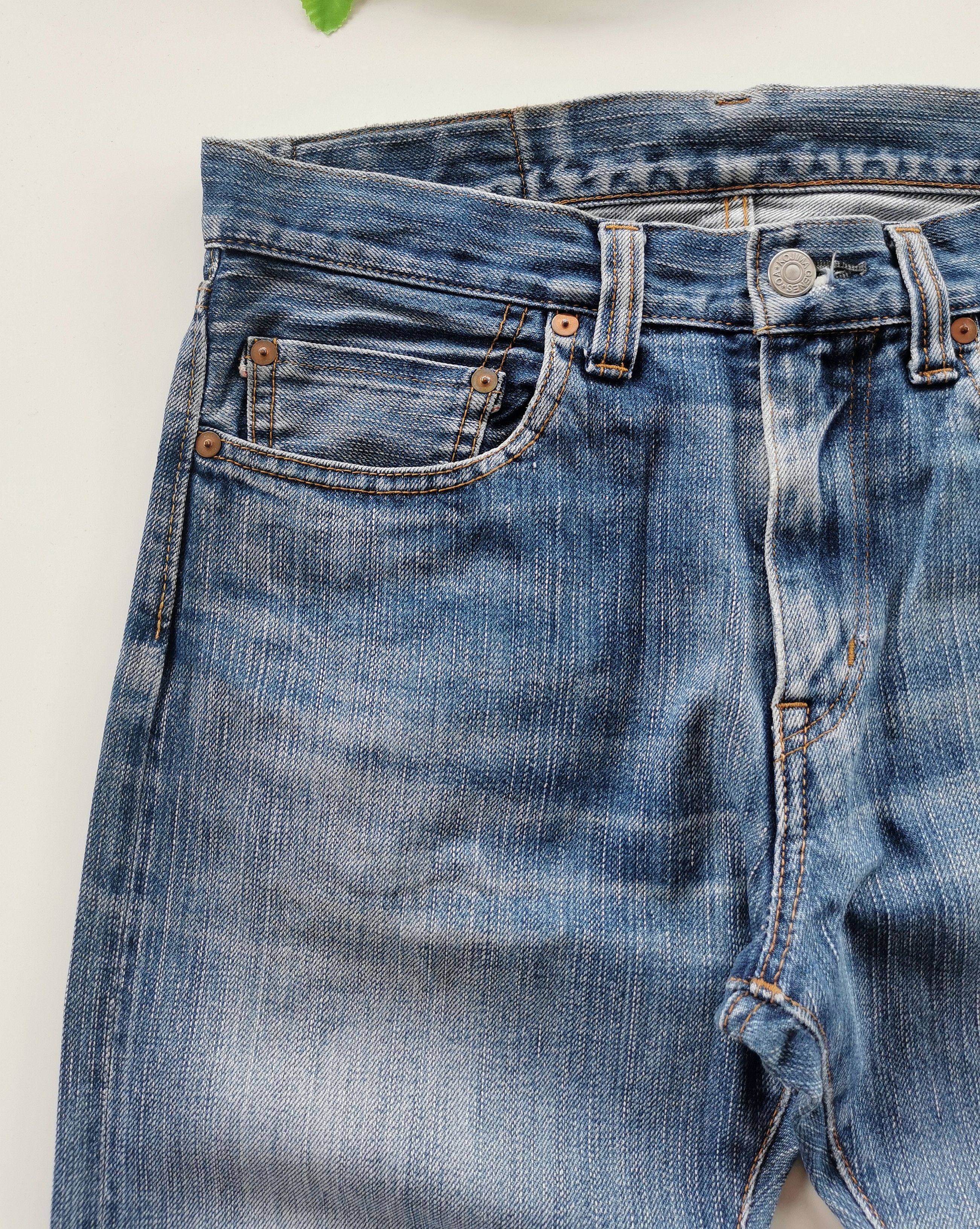 KOJIMA GENES Kojima Genes Selvedge Slim Fit Denim Jeans Size US 31 - 4 Thumbnail