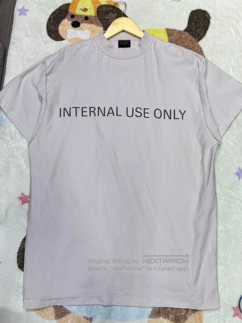 Balenciaga Balenciaga Oversized Letter Print T-shirt. Size US XXL / EU 58 / 5 - 1 Thumbnail
