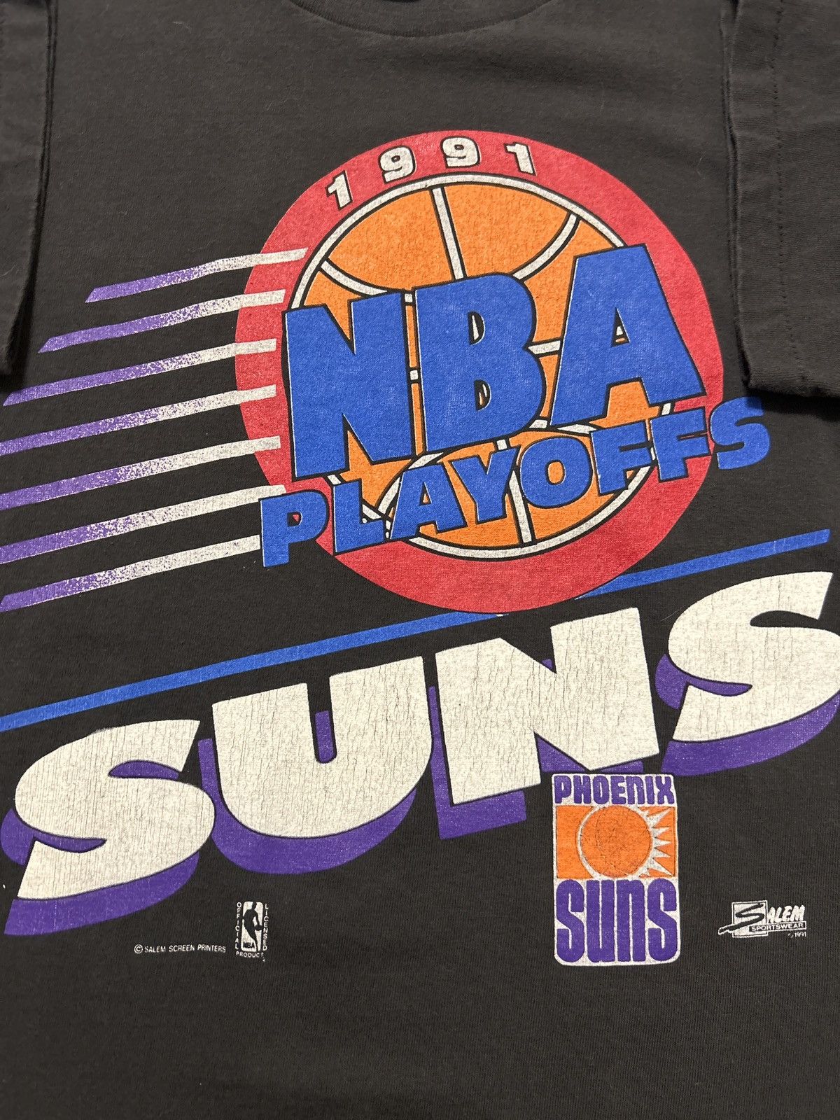 Salem Sportswear Vintage 1991 Phoenix Suns NBA Playoffs Salem Sportswear Tee Size US M / EU 48-50 / 2 - 5 Thumbnail