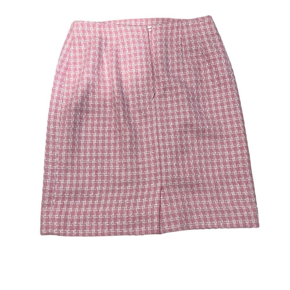 Escada Escada Pink Tweed Skirt size 36 Size 30" / US 8 / IT 44 - 2 Thumbnail