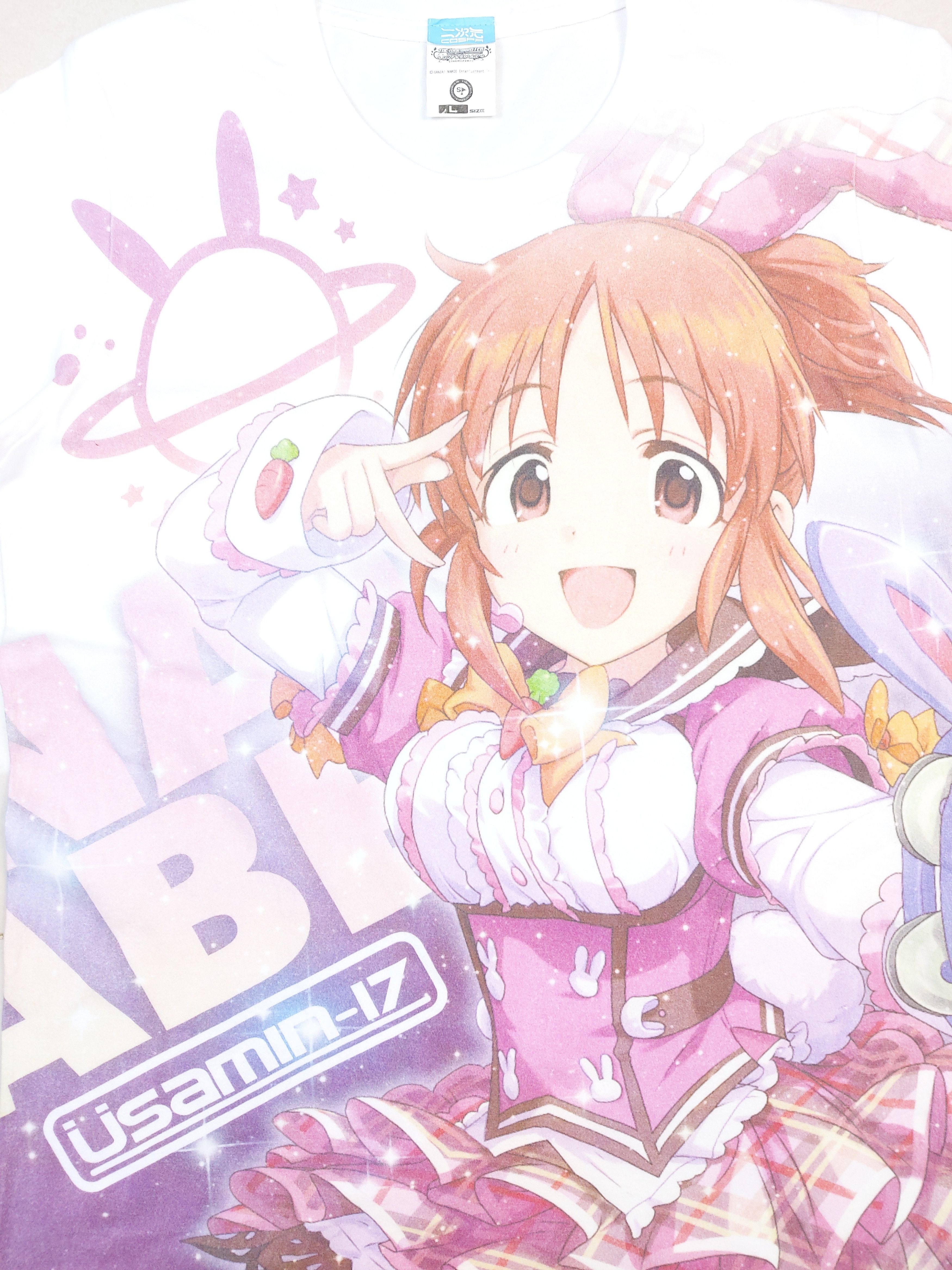 Anime × Japanese Brand Cospa Abe Nana Usamin The Idol M@ster Bandai Namco AOP TEE Size US L / EU 52-54 / 3 - 2 Thumbnail
