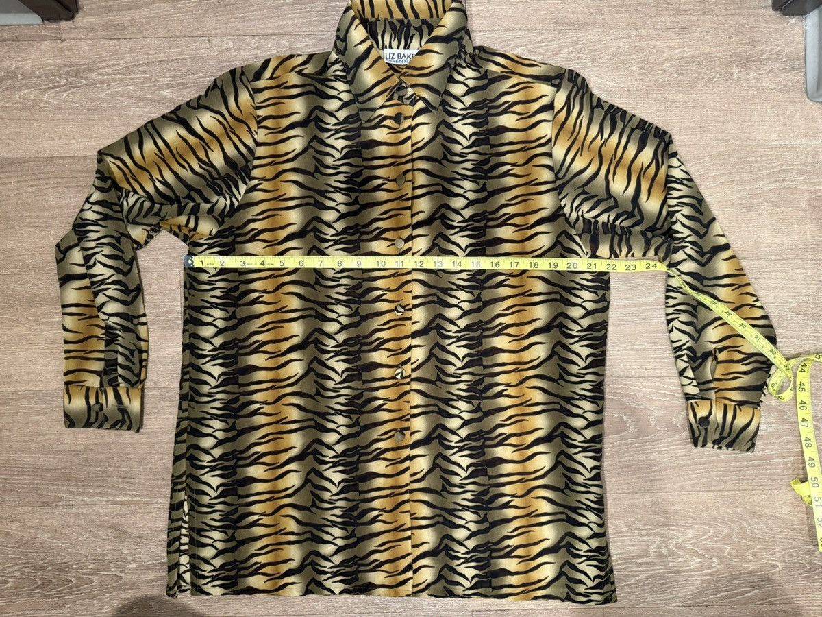 Vintage ***FINAL DROP***RARE 90s TIGER PRINT BUTTON UP SHIRT S-M Size US M / EU 48-50 / 2 - 1 Thumbnail