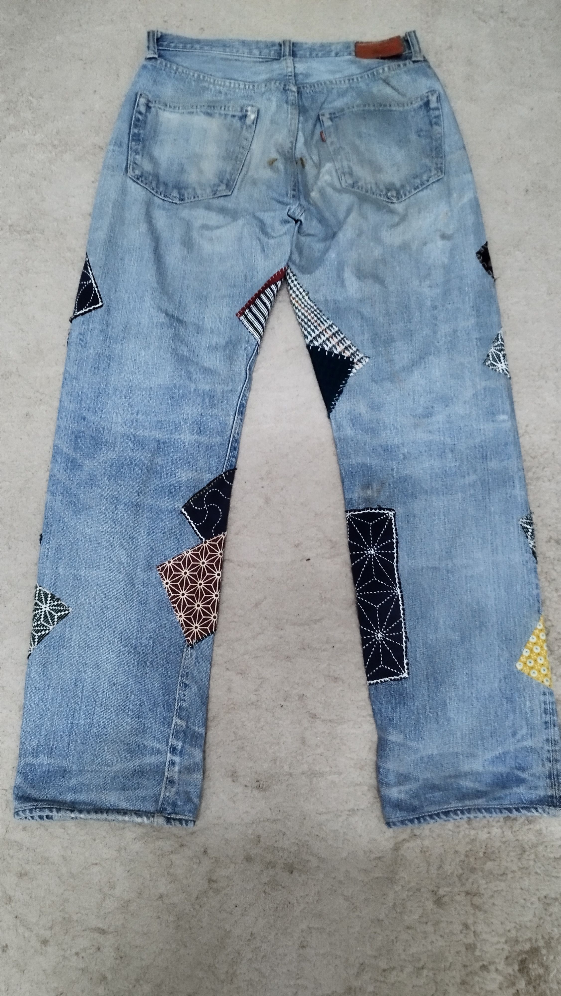 If Six Was Nine × Sugar Cane Sugar cane shashiko handmade Size US 30 / EU 46 - 3 Thumbnail