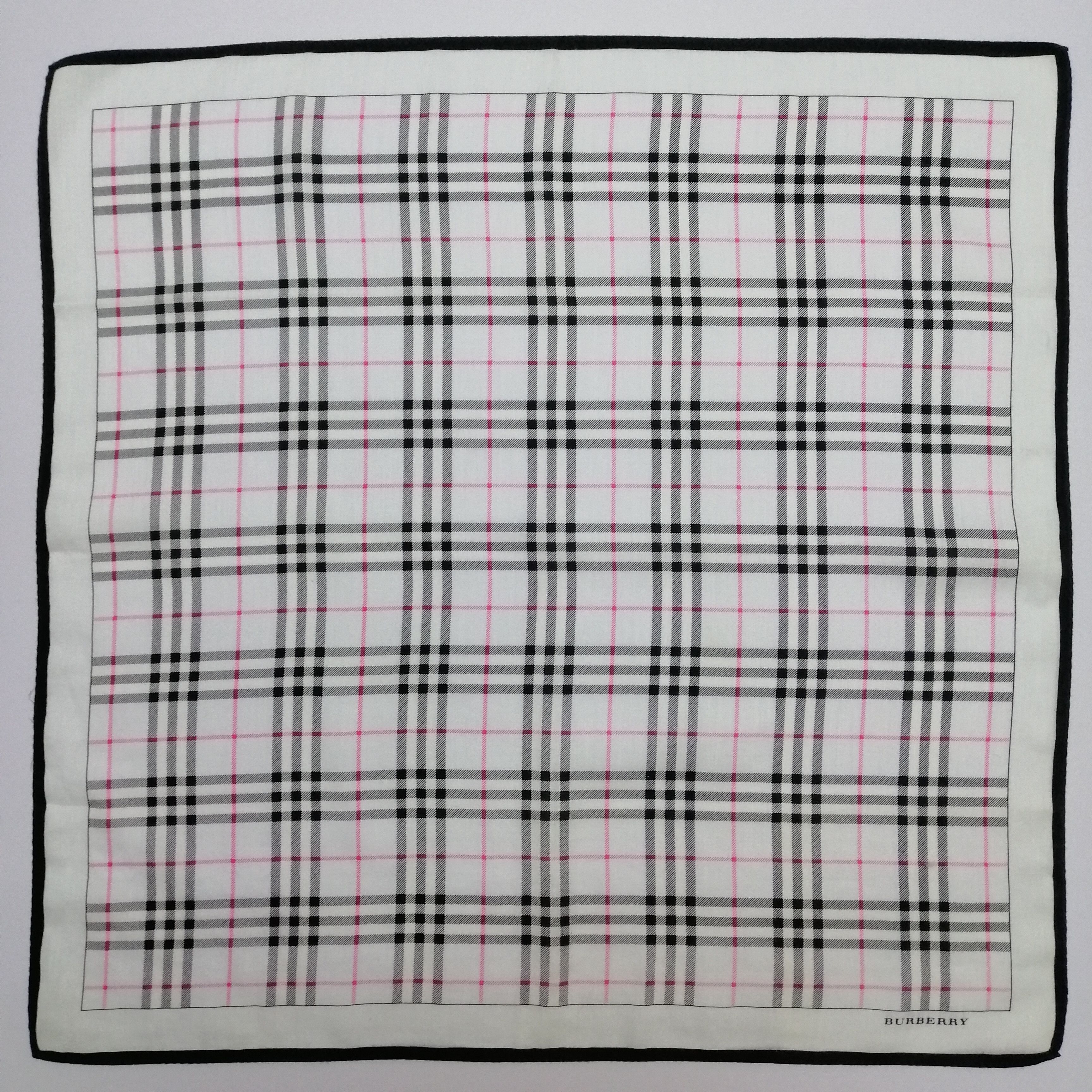 Burberry × Vintage Burberry Handkerchief/Neckerchief/Bandana-KD2167 Size ONE SIZE - 2 Thumbnail