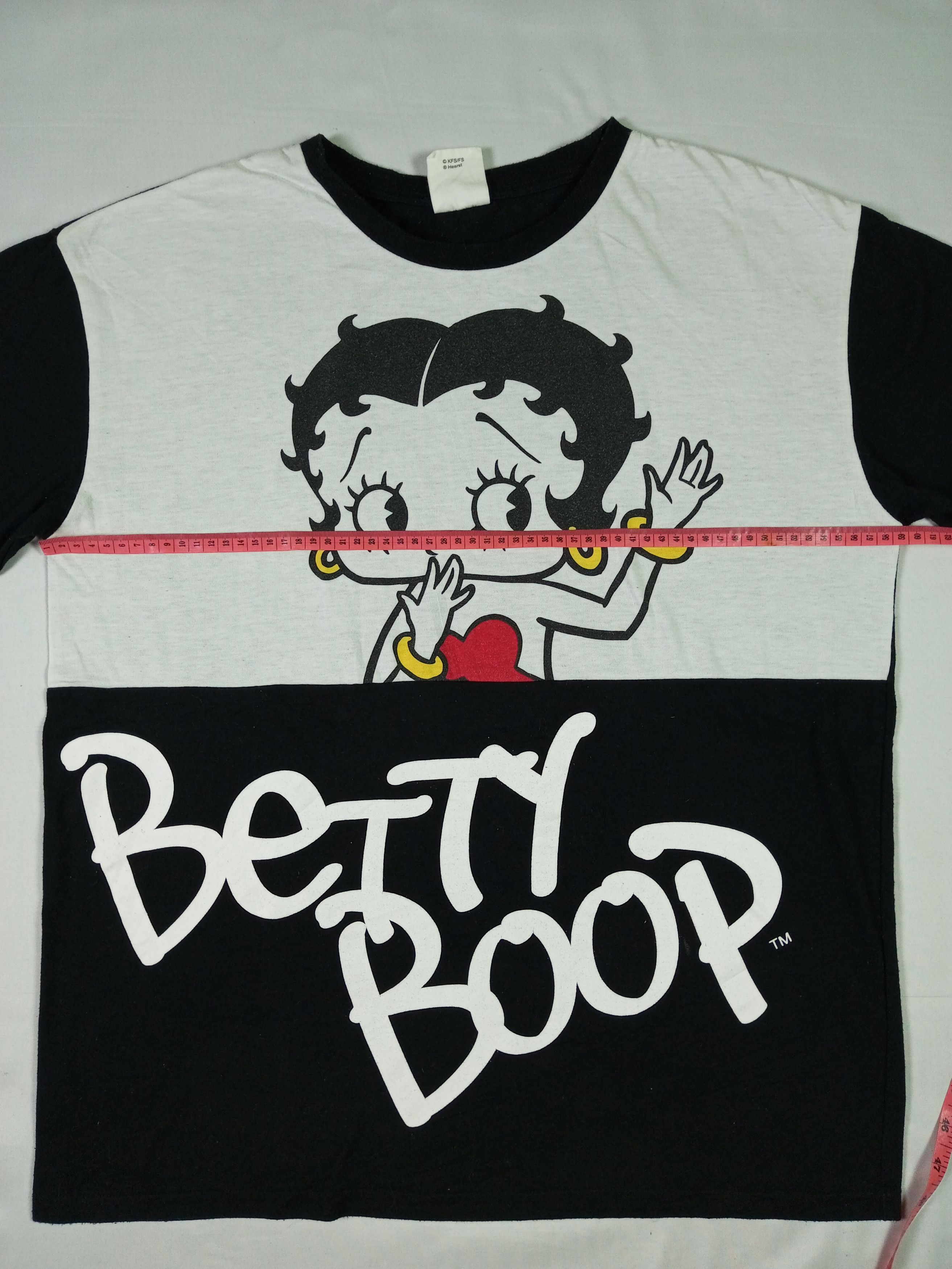 Vintage VINTAGE BETTY BOOP X DENIFITS T-SHIRT Size US L / EU 52-54 / 3 - 7 Thumbnail
