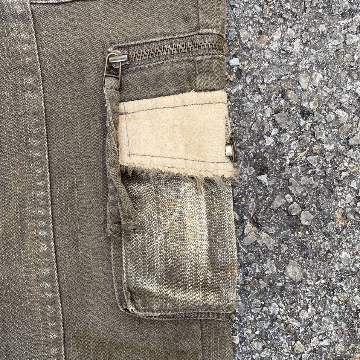Japanese Brand Flared Cargo Pants Japanese Blancheur Boot Cut Bell Bottom Size 25" / US 0 / IT 36 - 6 Thumbnail