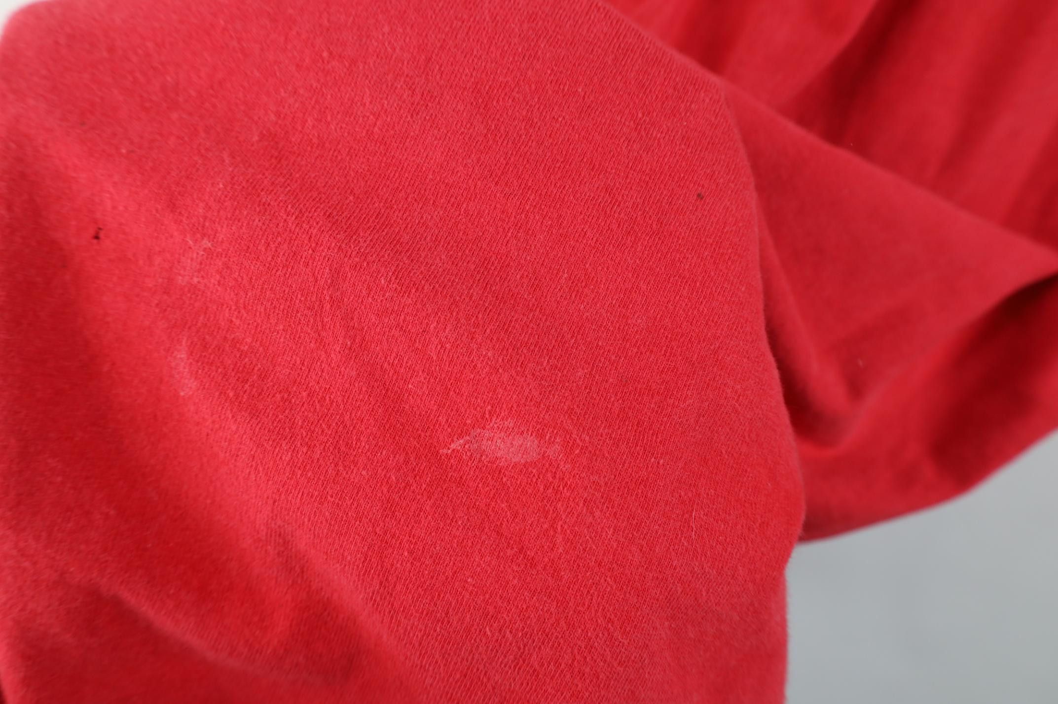 Vintage Vintage 90s Streetwear Blank Heavyweight Cotton T-Shirt Red Size US XXL / EU 58 / 5 - 8 Thumbnail