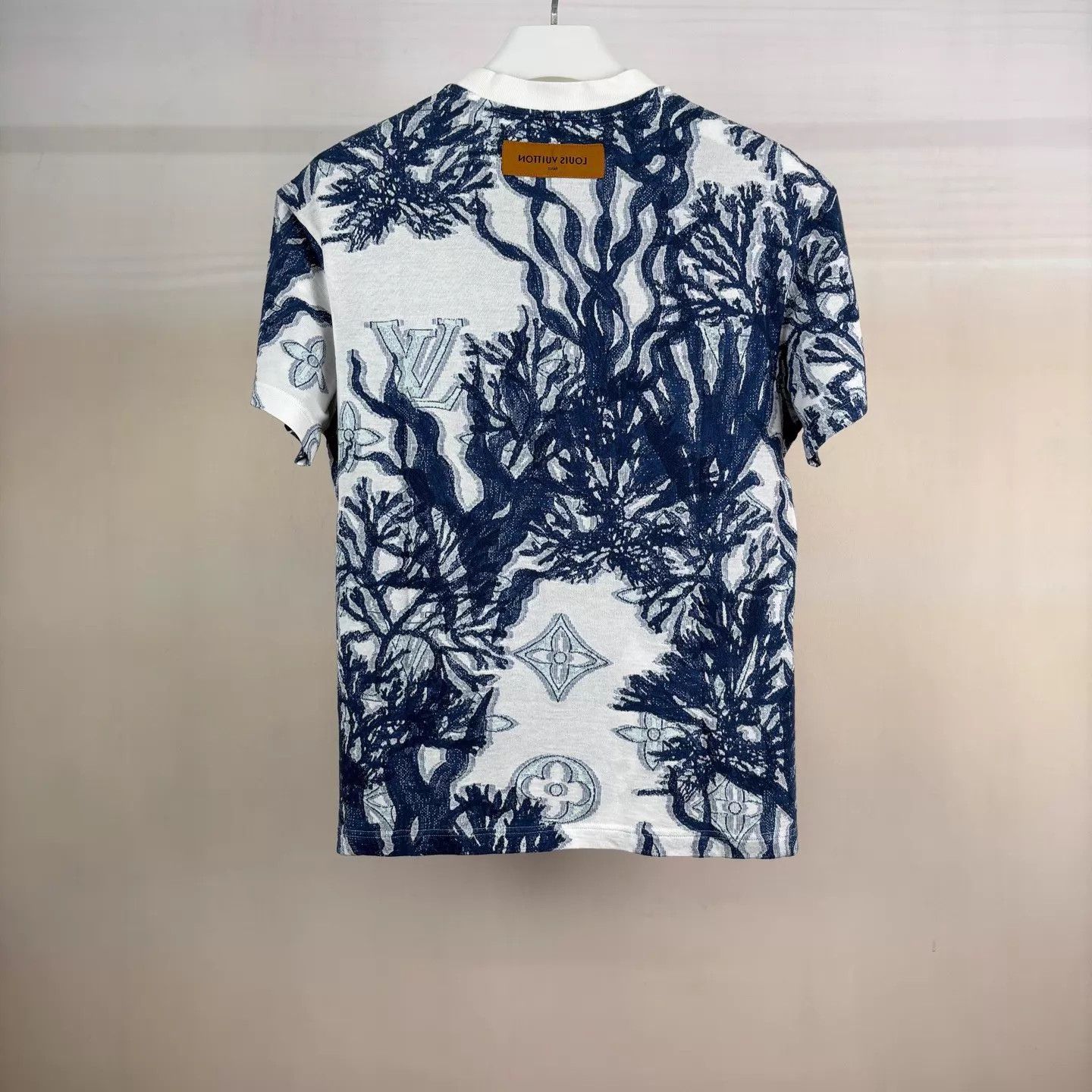 Louis Vuitton LV seaweed plant print short tee S new Italy 100% cotton Size US S / EU 44-46 / 1 - 2 Thumbnail