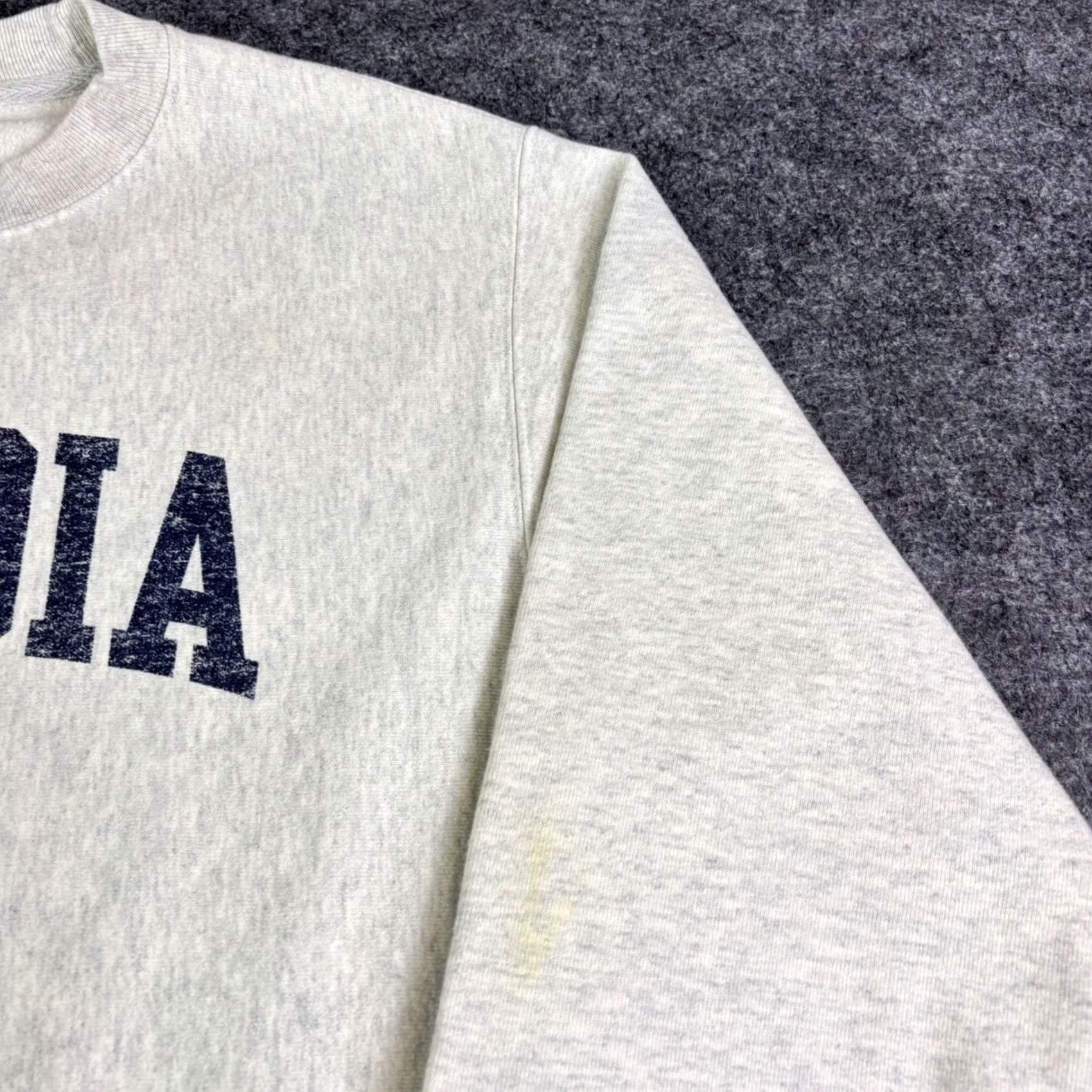 Champion Champion Sweatshirt Gray Mens M Pullover Crew Neck Graphic Print Heavyweight University Size US M / EU 48-50 / 2 - 6 Thumbnail