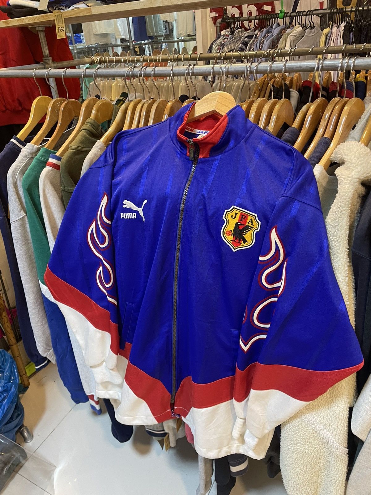 Puma Rare Vintage 1998 Japan Football Association Tracksuit Size US L / EU 52-54 / 3 - 1 Thumbnail