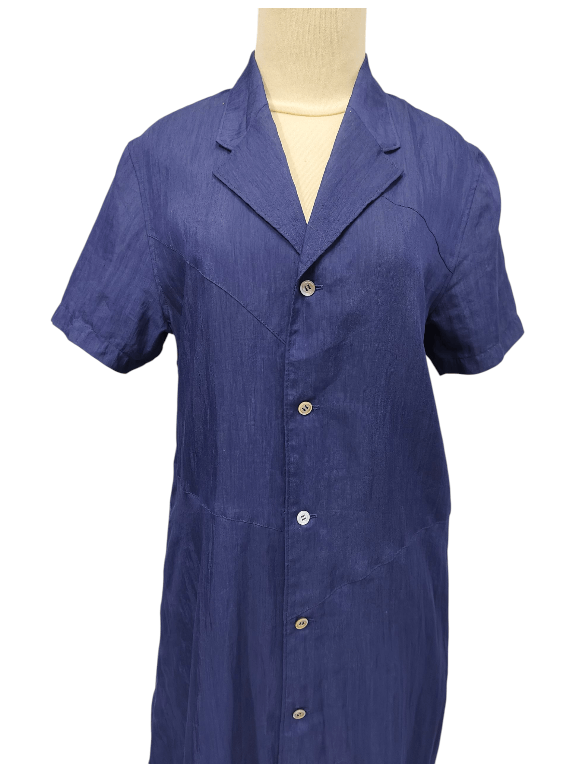 Tricot Comme des Garcons AD1992 Tricot CDG🔥Minimalist Asymmetric Panel Shirt Dress Size M / US 6-8 / IT 42-44 - 4 Thumbnail