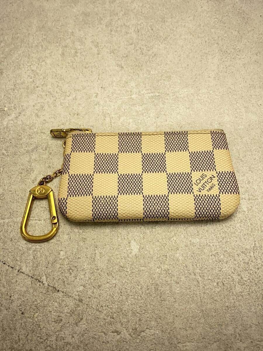 Louis Vuitton Louis Vuitton Damier Azur Pochette Cle White Size ONE SIZE - 1 Thumbnail