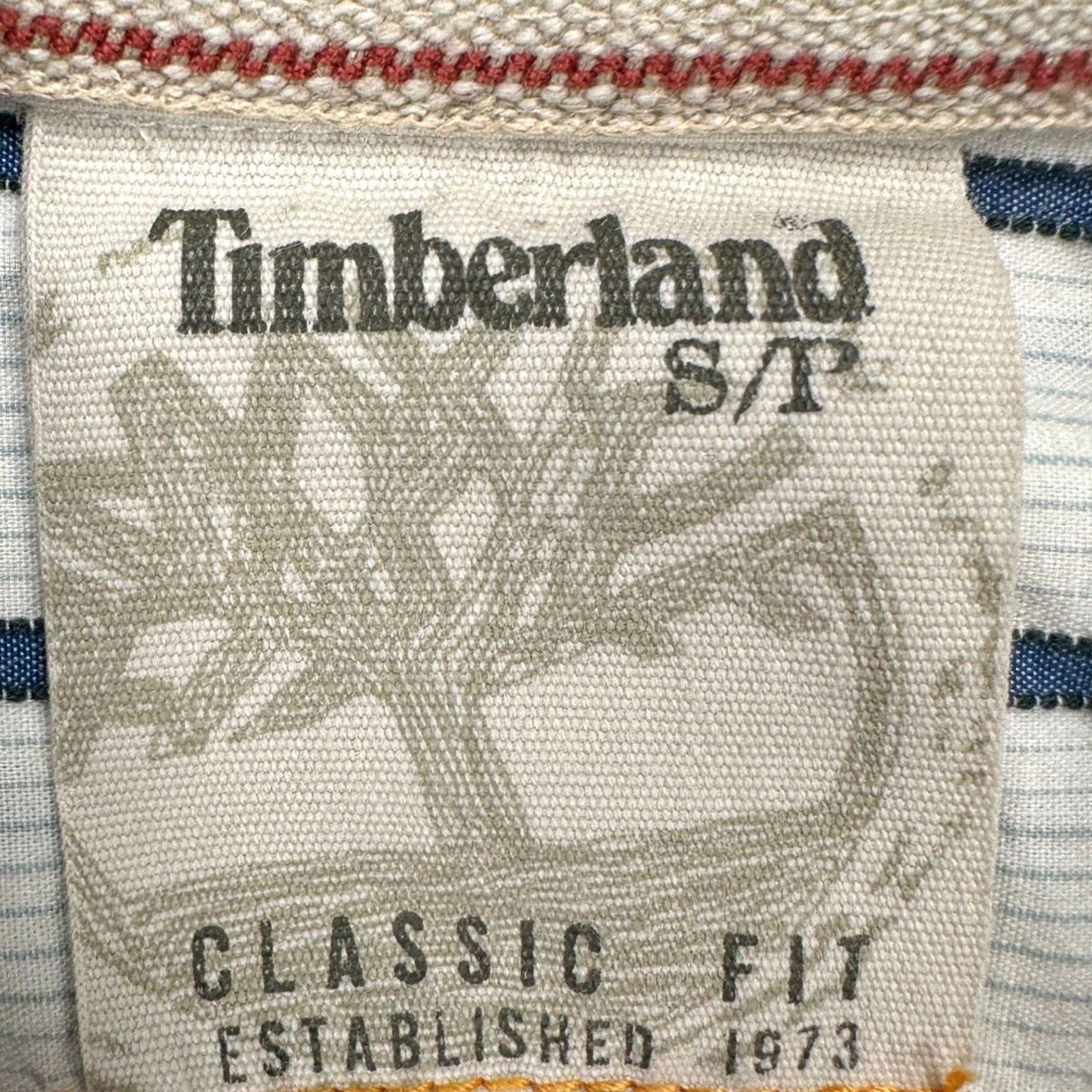 Timberland Timberland Button Up Shirt Small White Blue Stripe Pocket Organic Cotton NEW Mens S Long Sleeve Collared Pocketed Classic Fit Size US S / EU 44-46 / 1 - 4 Thumbnail