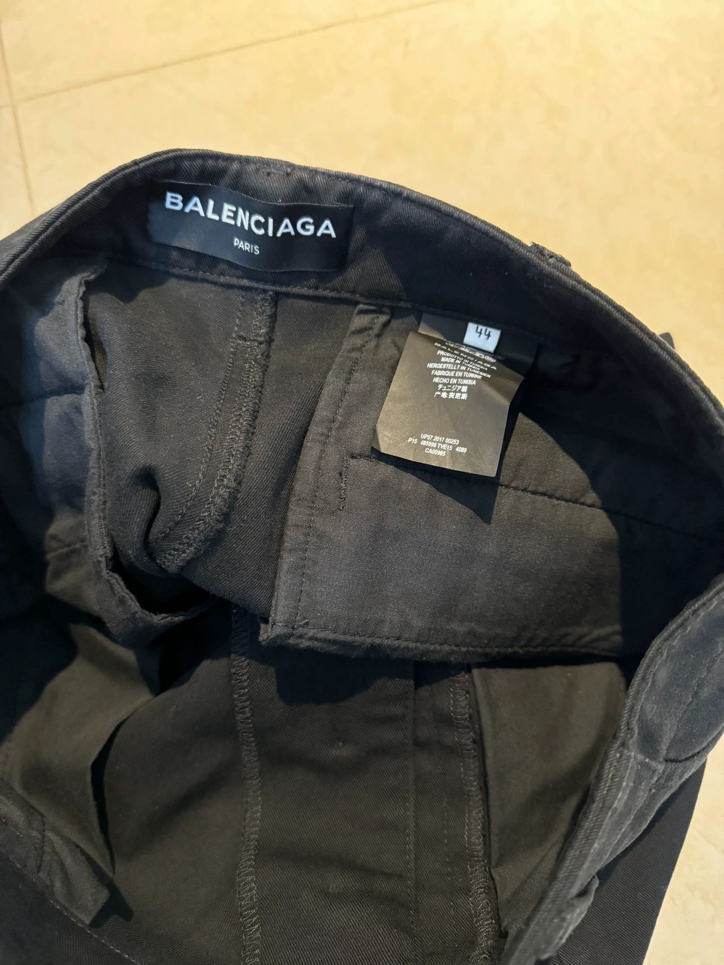 Balenciaga Balenciaga Demna Era Black Straight Carpenter Pants 48 Size US 32 / EU 48 - 3 Thumbnail