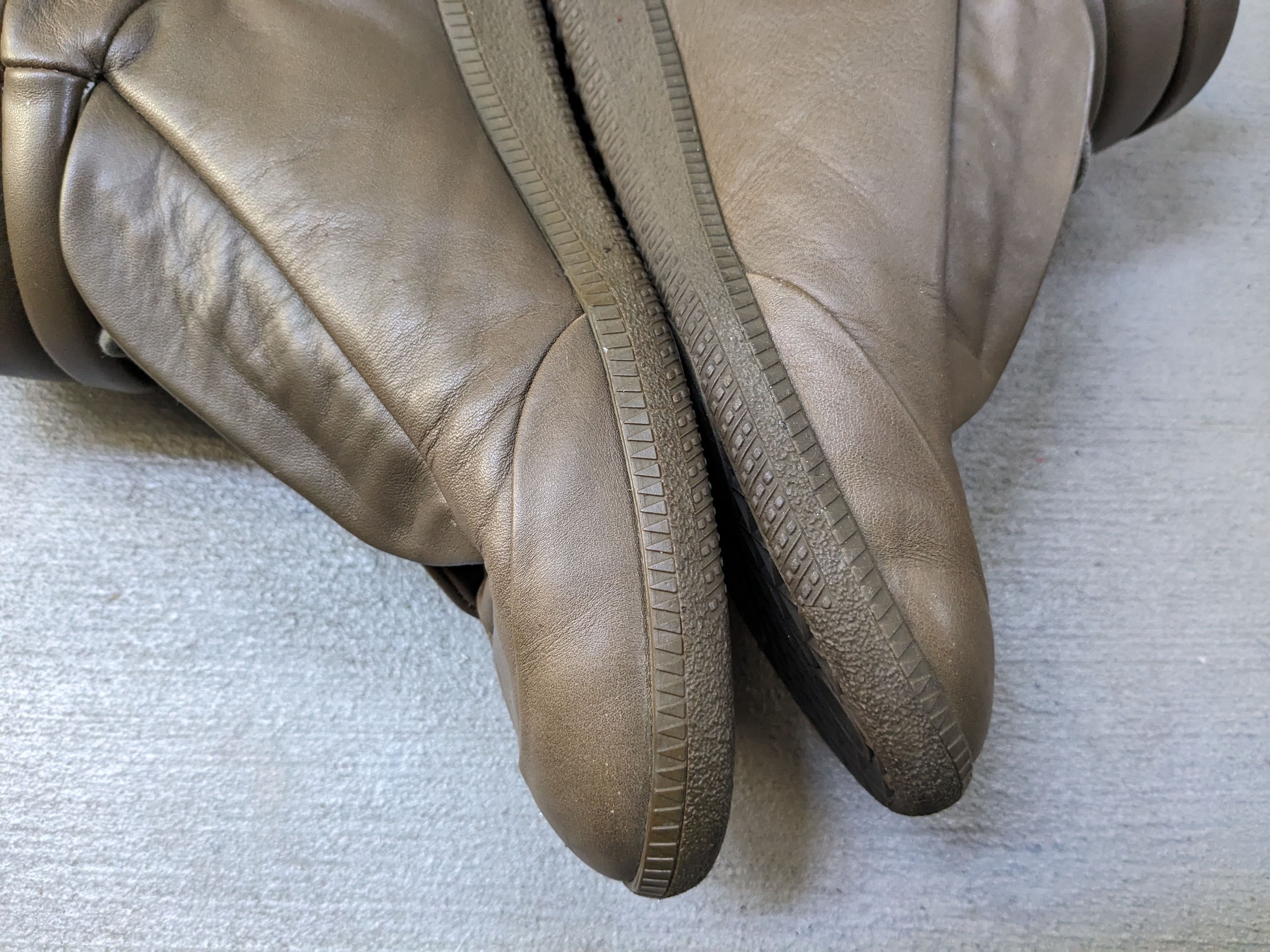 Maison Margiela Maison Margiela Future 9 Olive Green Leather High Tops Size US 9 / EU 42 - 9 Thumbnail
