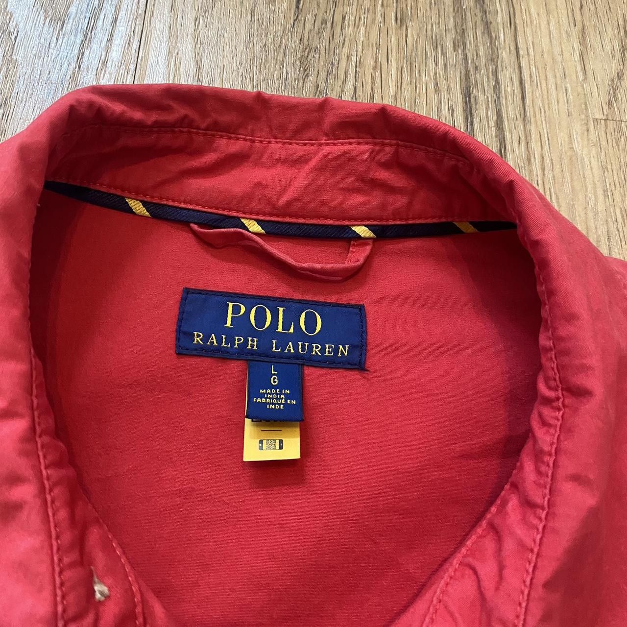 Polo Ralph Lauren Polo Ralph Lauren red jacket with embroidered logo Size US L / EU 52-54 / 3 - 6 Thumbnail