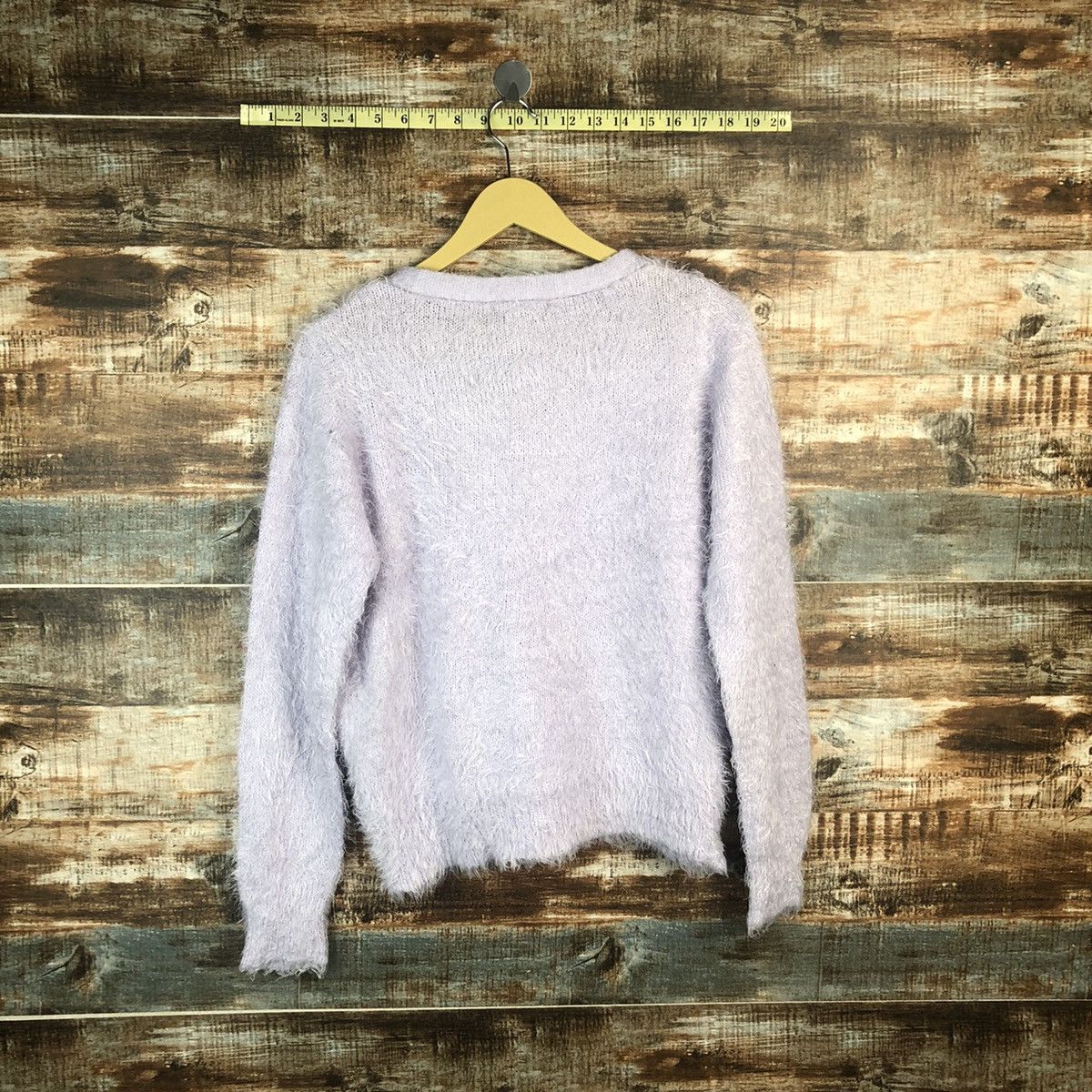 Homespun Knitwear × Japanese Brand Believe Purple shaggy fur mohair Knitwear #A1881 Size M / US 6-8 / IT 42-44 - 11 Thumbnail