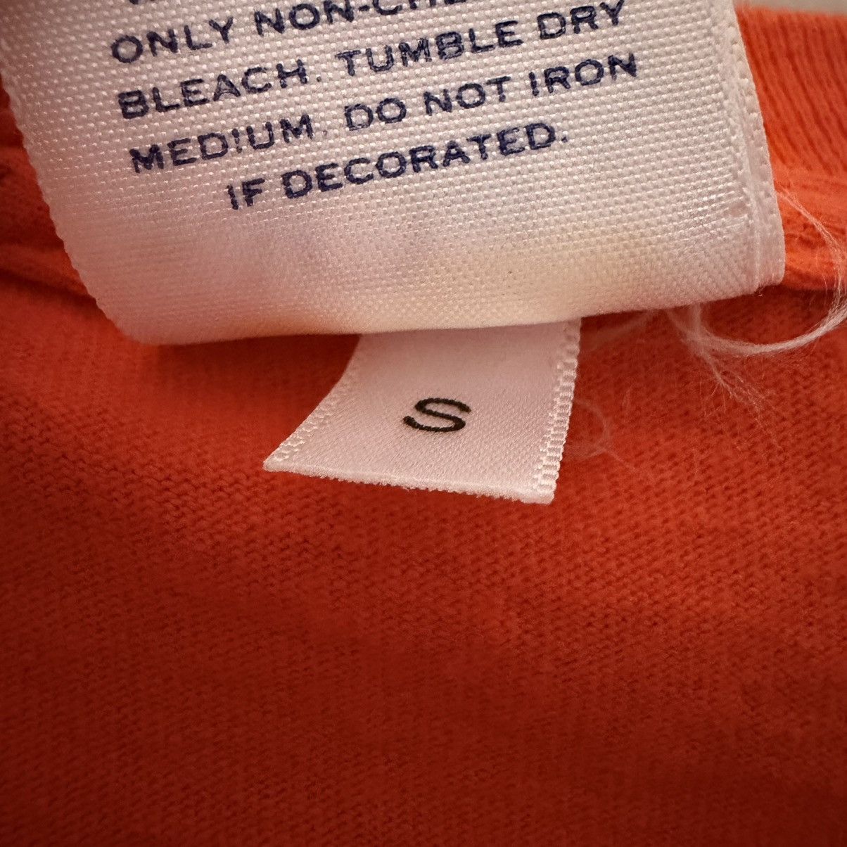 Noah Noah NYC Orange Jolly Roger Long Sleeve T-Shirt Size US S / EU 44-46 / 1 - 4 Thumbnail