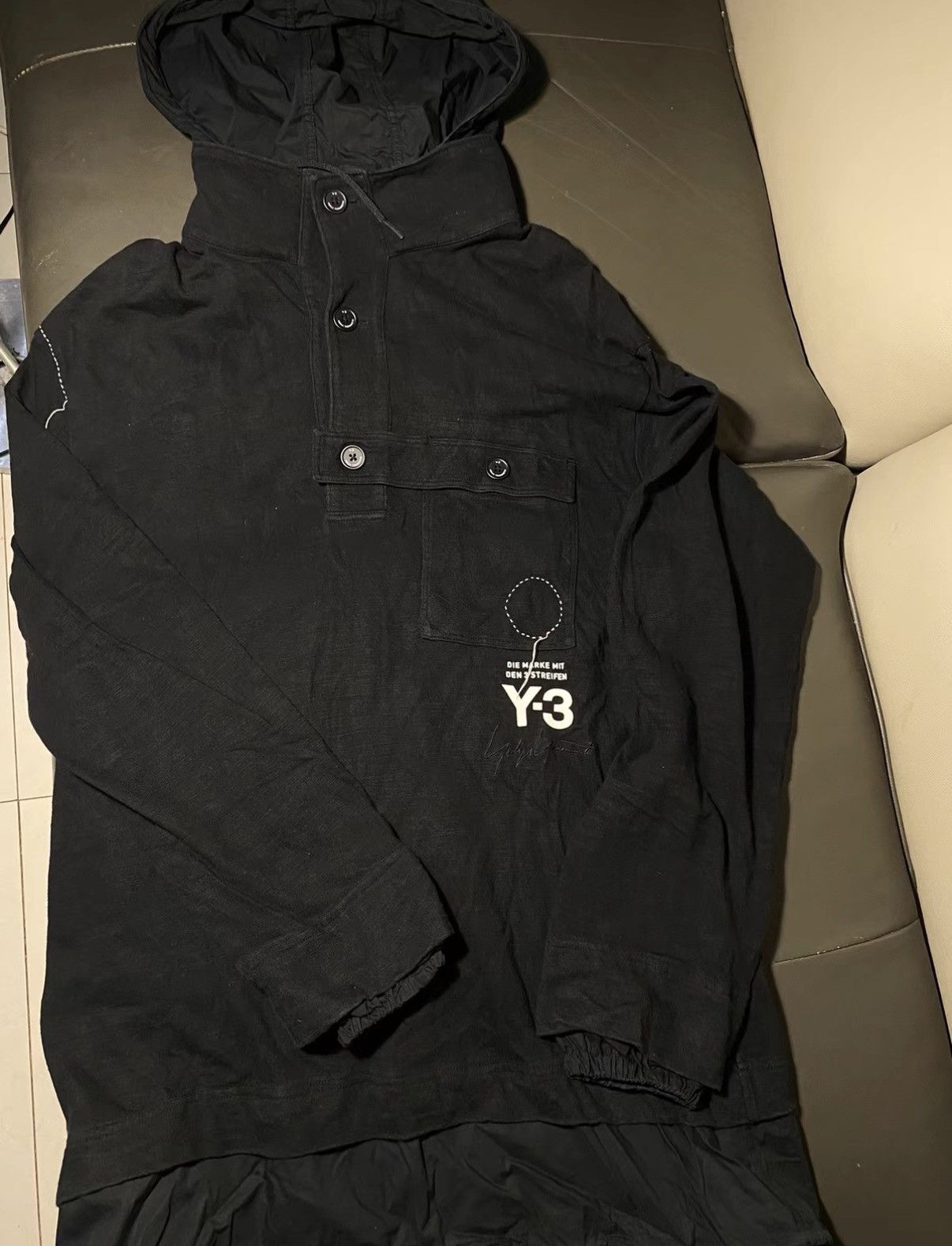 Y-3 Y-3 x Adidas Lightweight Hooded Jacket J35 Size US M / EU 48-50 / 2 - 1 Thumbnail
