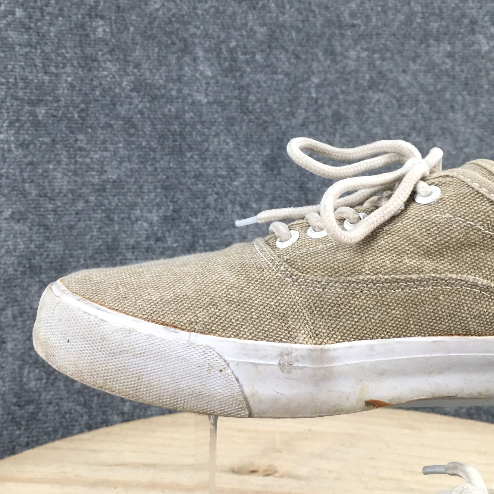 Nautica Nautica Shoes Mens 9.5 Landen Sneakers Brown Canvas Lace Up Low Top Round Toe Size US M / EU 48-50 / 2 - 4 Thumbnail