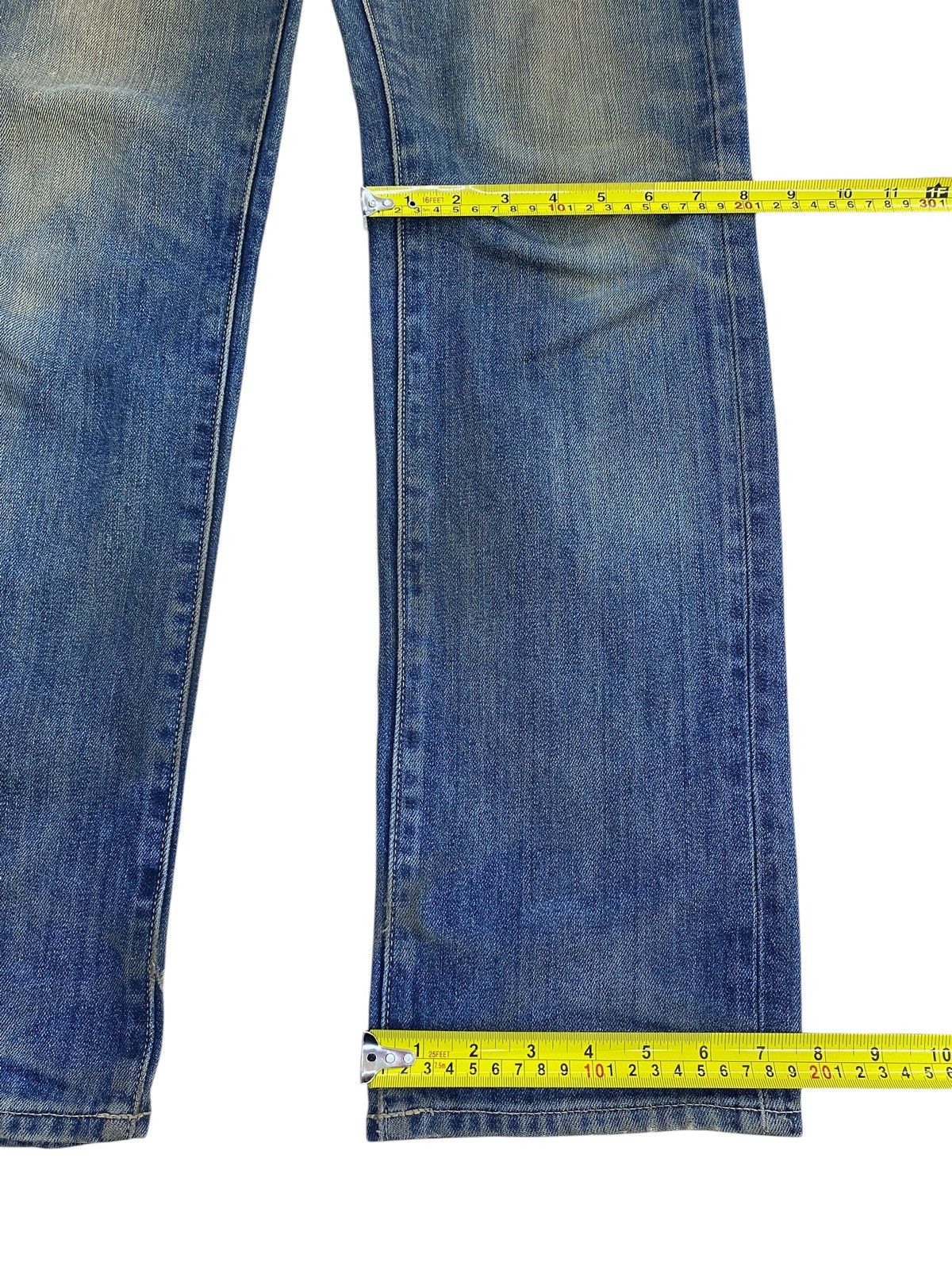 Uniqlo Uniqlo Whiskers Rusty Wash Style Loose Jeans Size US 30 / EU 46 - 8 Thumbnail